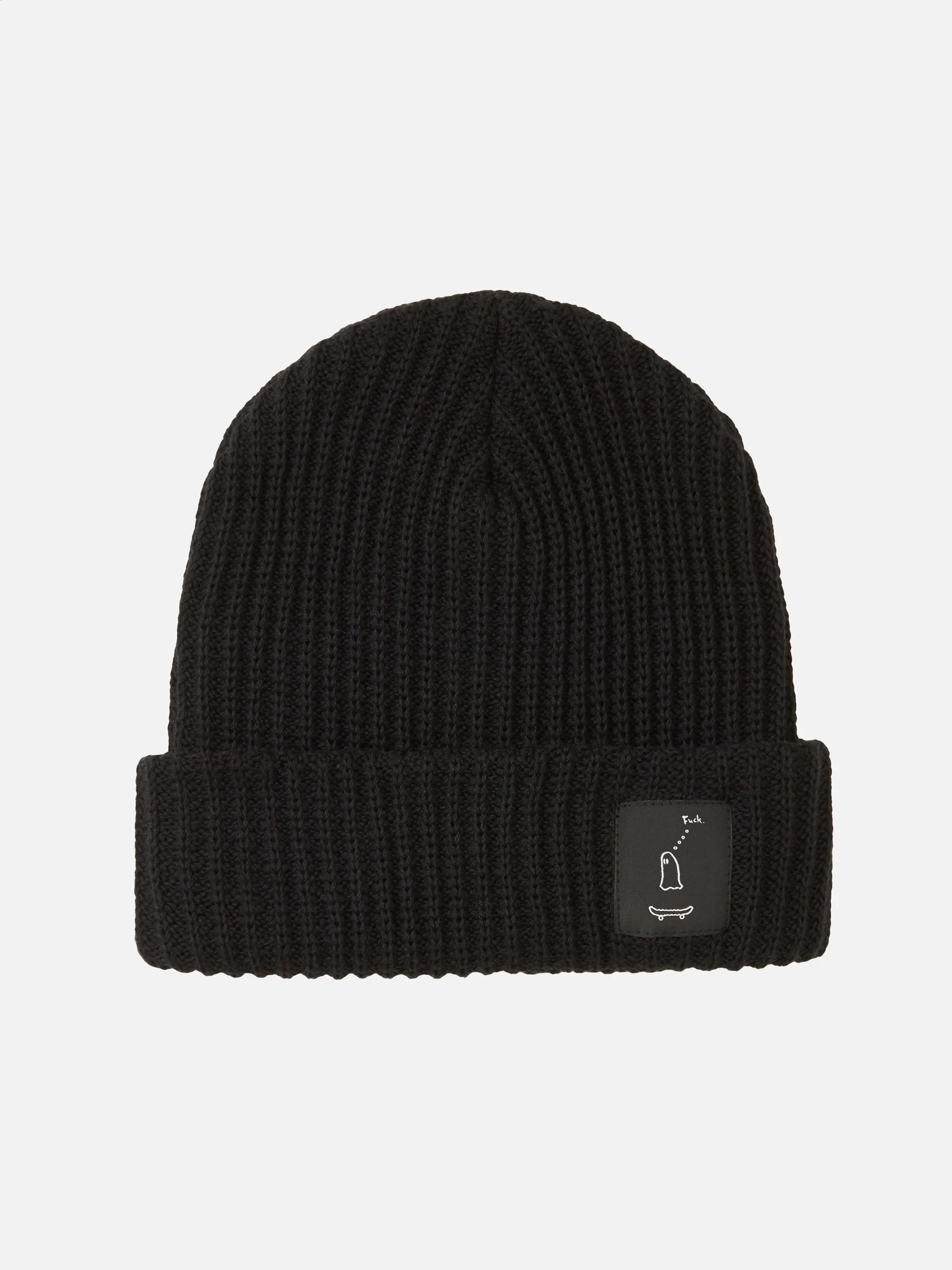 Mütze Beanie Pothos Geisterfahrer:in black Recolution