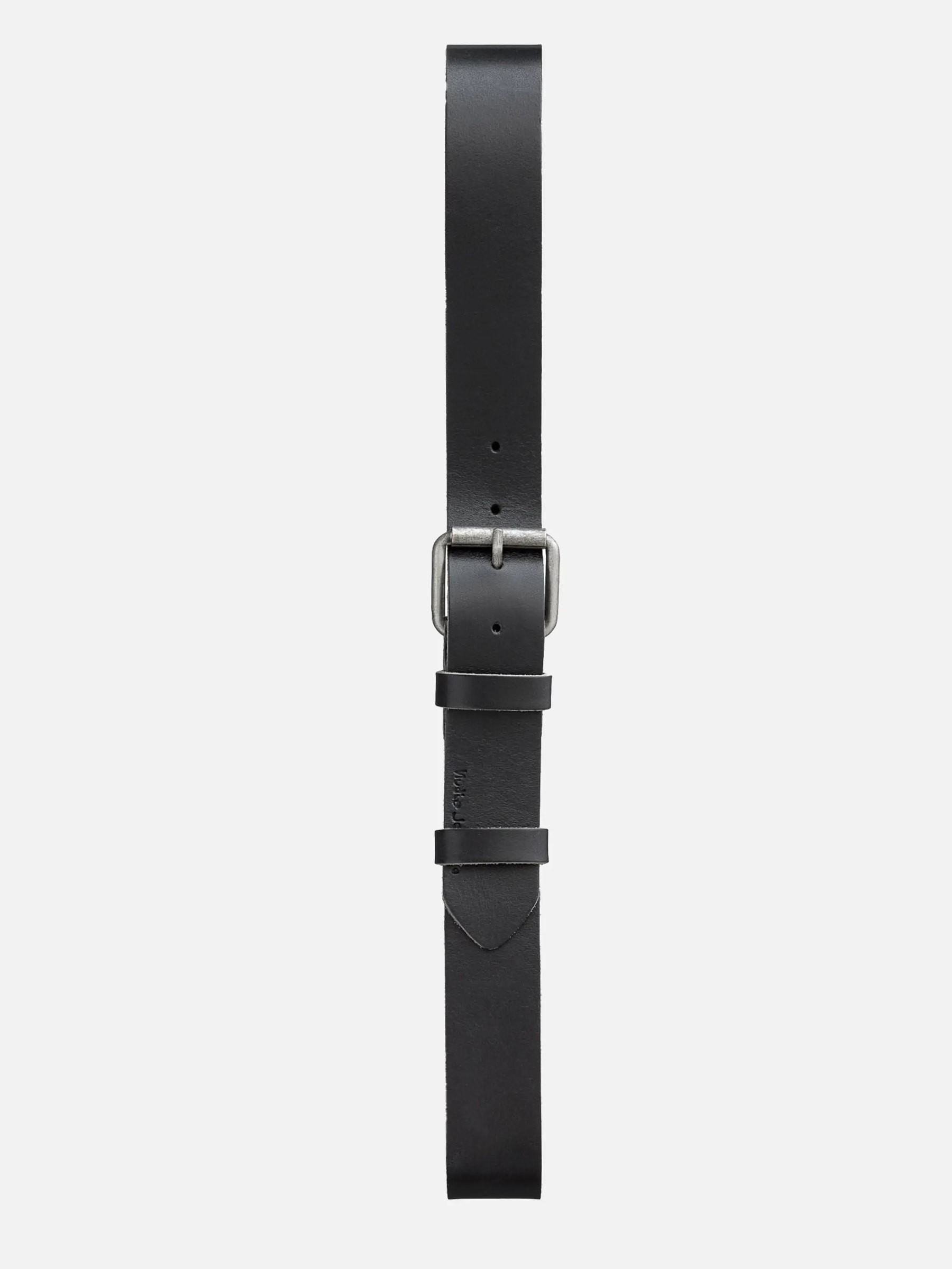 Gürtel Pedersson Leather Belt black Nudie Jeans