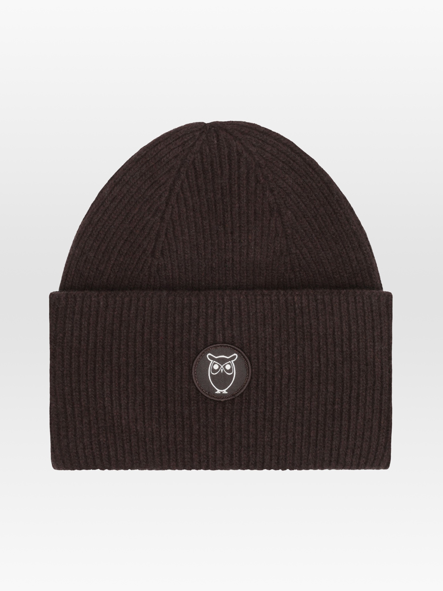 Mütze Wool Beanie chocolate torte Knowledge Cotton Apparel