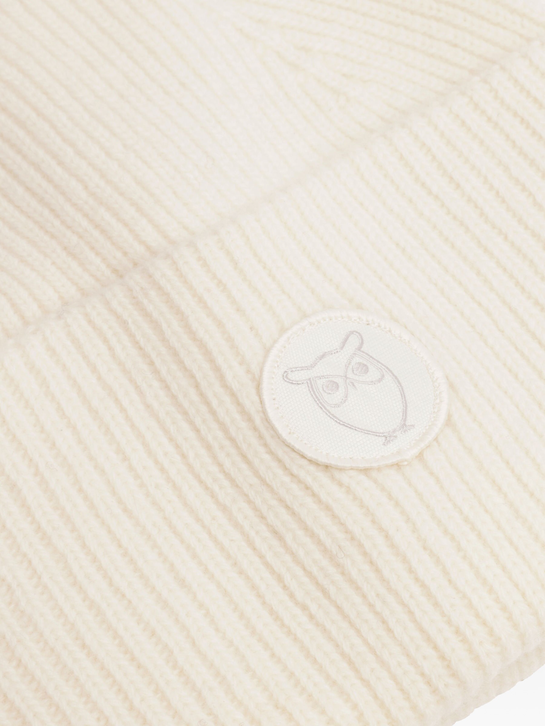 Mütze Wool Beanie egret Knowledge Cotton Apparel