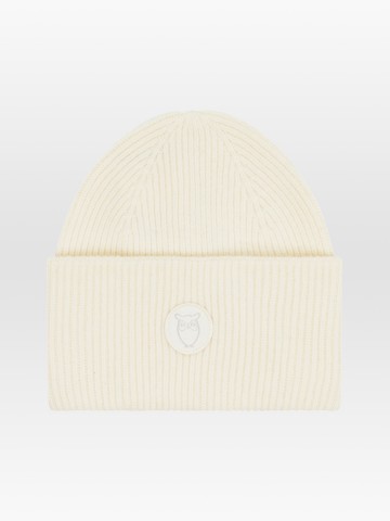 Mütze Wool Beanie egret Knowledge Cotton Apparel