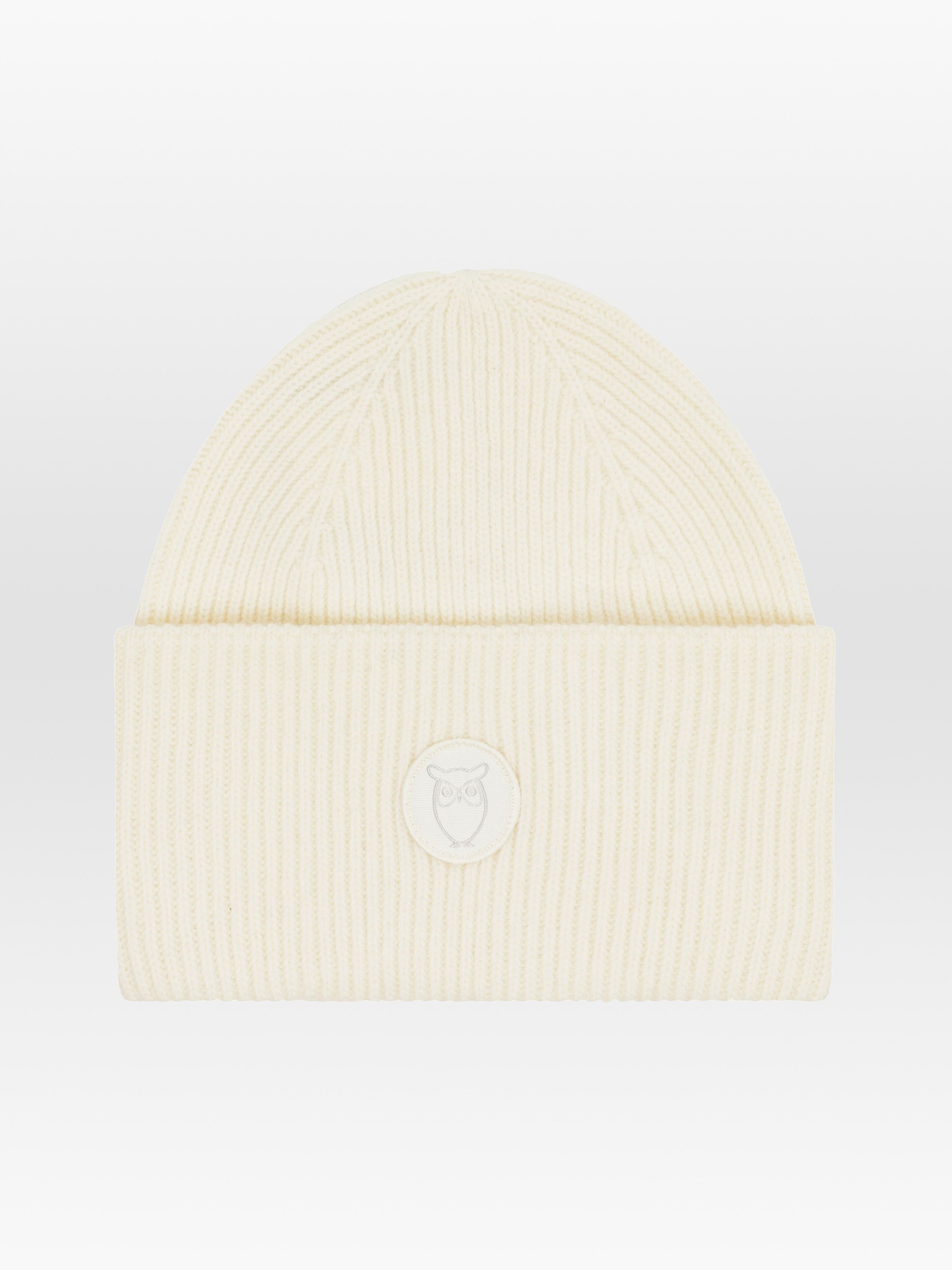 Mütze Wool Beanie egret Knowledge Cotton Apparel