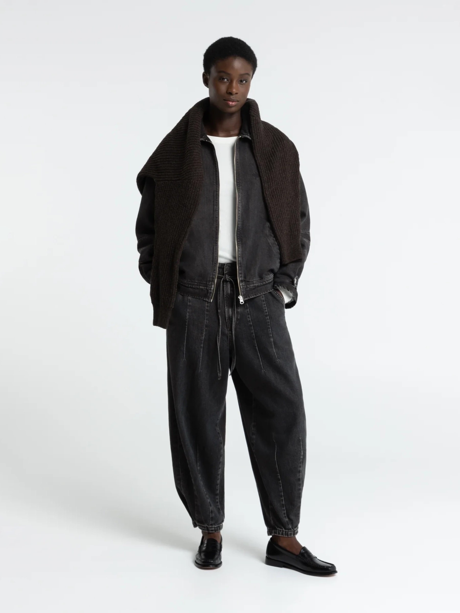 Jeansjacke Deon vilma brown black Kings of Indigo – K.O.I.