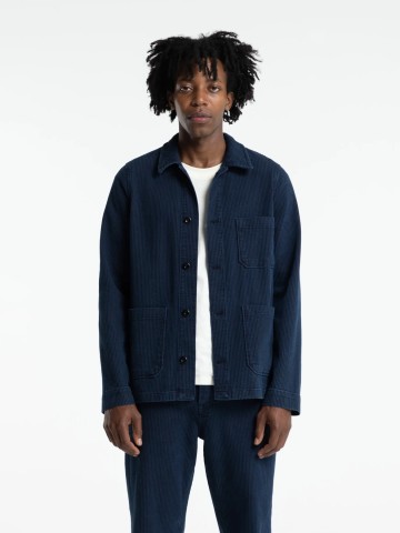 Overshirt Duncan mid indigo cord Kings of Indigo – K.O.I.