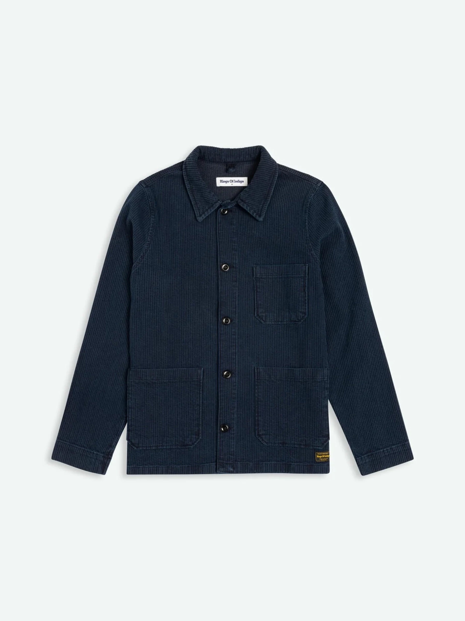 Overshirt Duncan mid indigo cord Kings of Indigo – K.O.I.