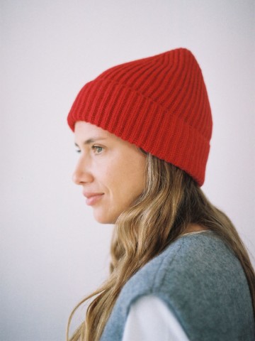 Mütze Karla Beanie pomegranate Jungle Folk