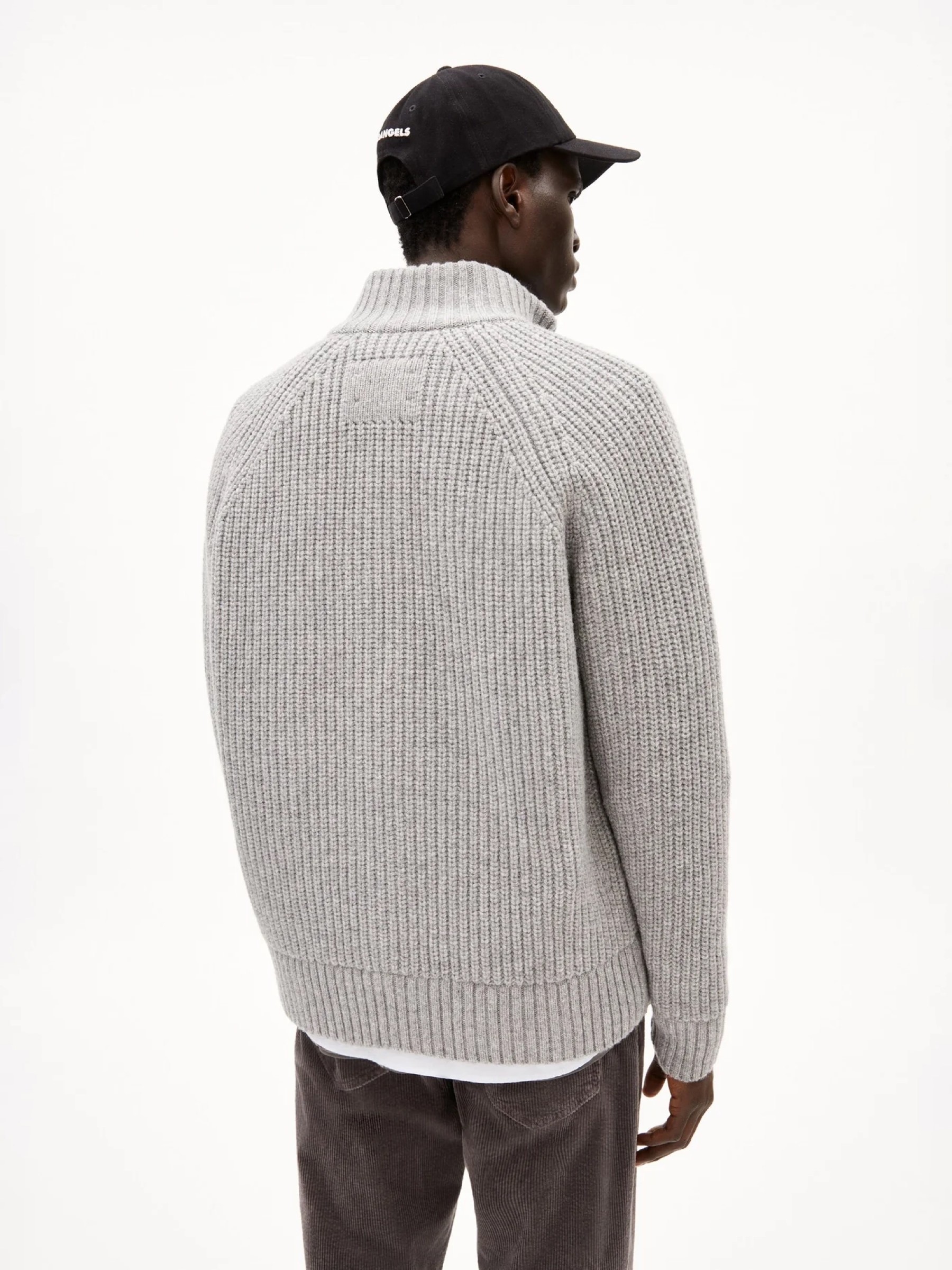 Cardigan Aljoschaa light grey melange Armedangels