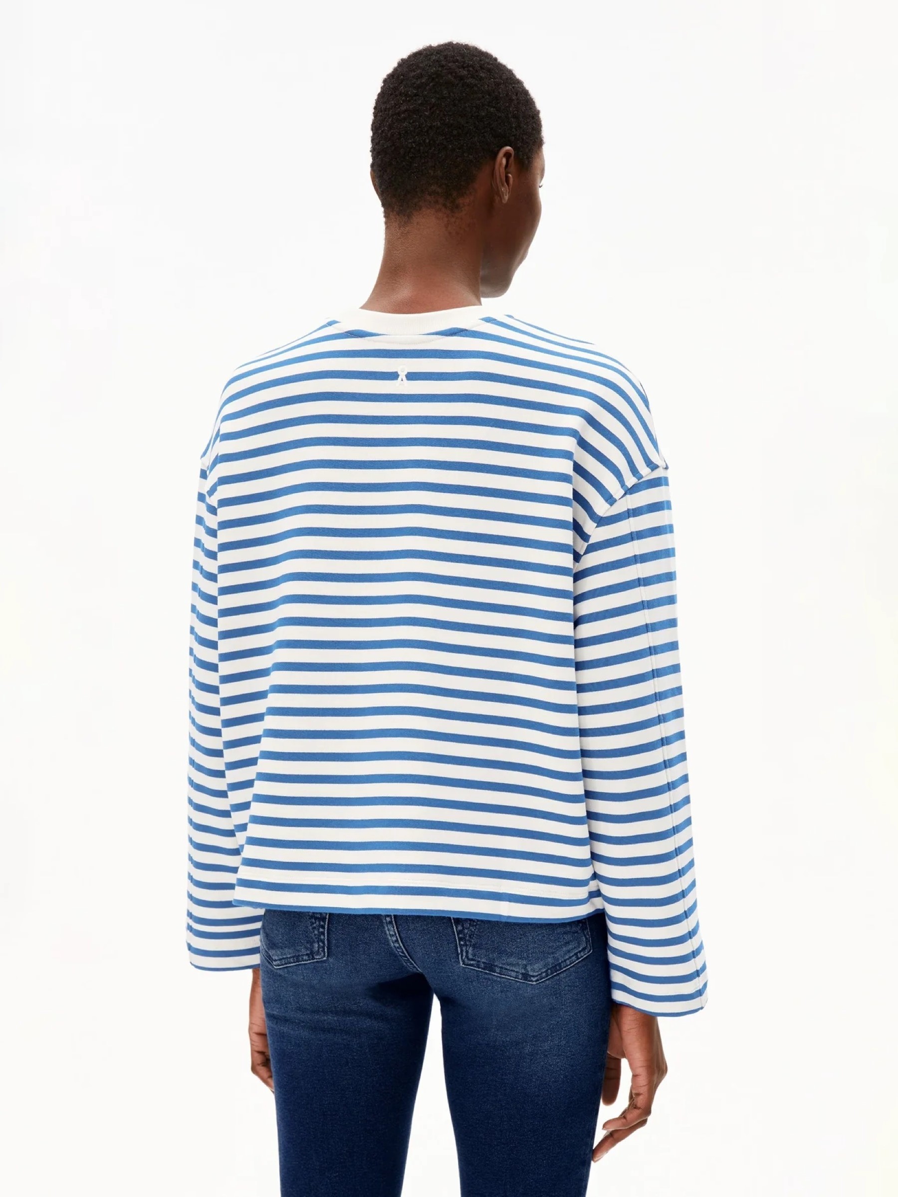 Pullover Frankaa Maarlen Stripe undyed-dark morning Armedangels