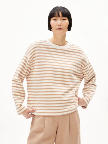 Pullover Frankaa Maarlen Stripe undyed-beige blond Armedangels