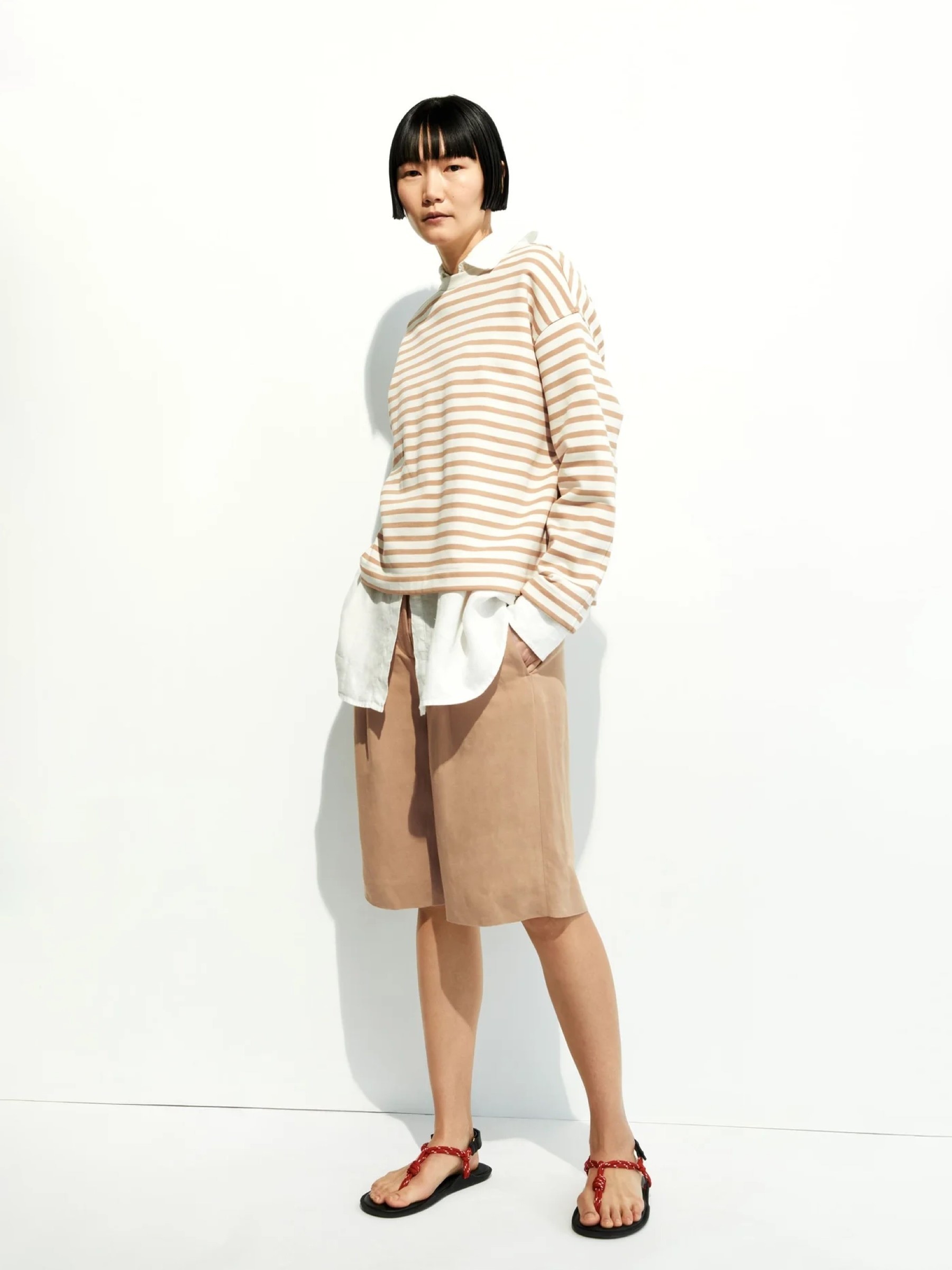 Pullover Frankaa Maarlen Stripe undyed-beige blond Armedangels