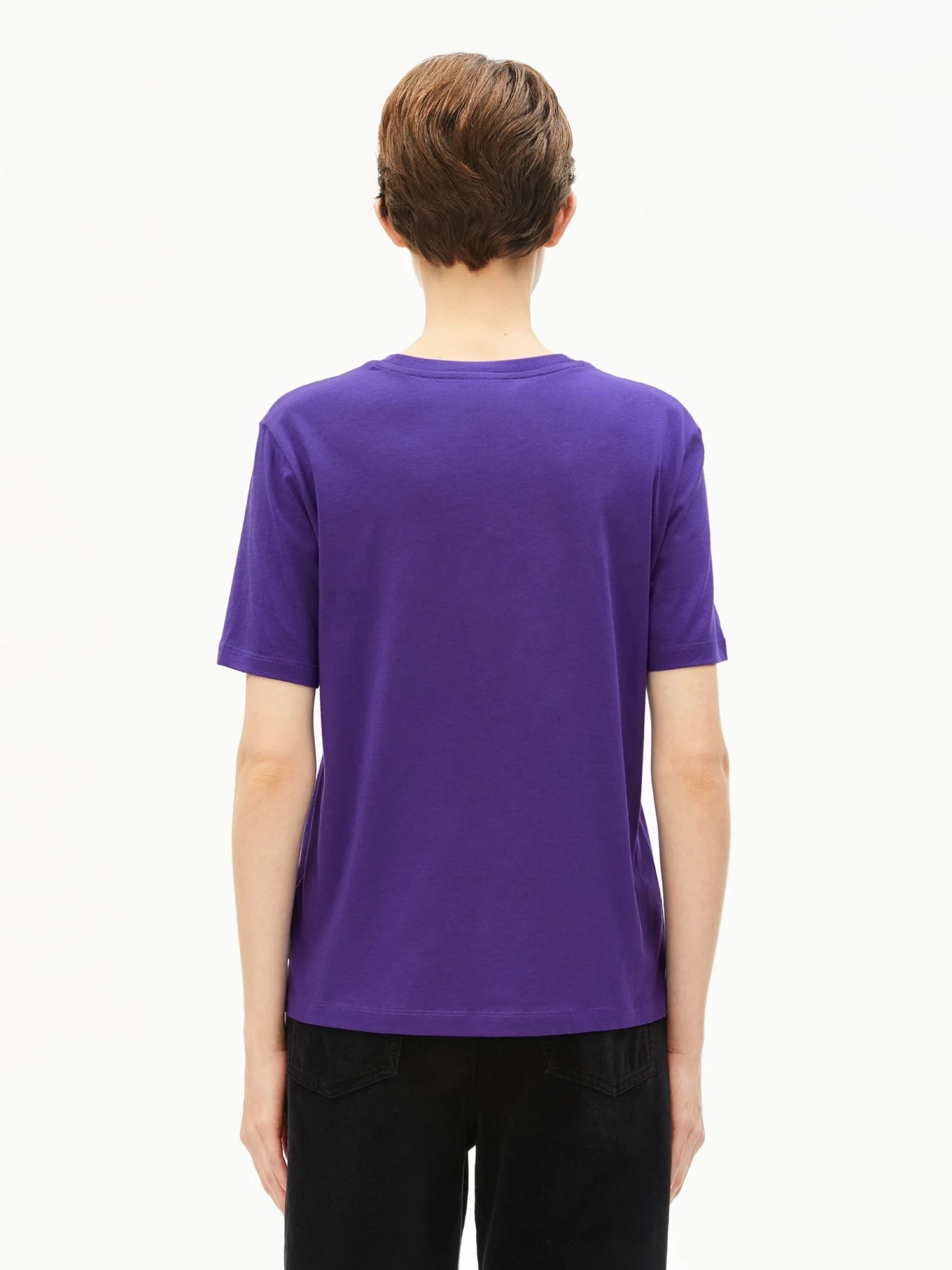 T-Shirt Lualaa indigo lilac Armedangels