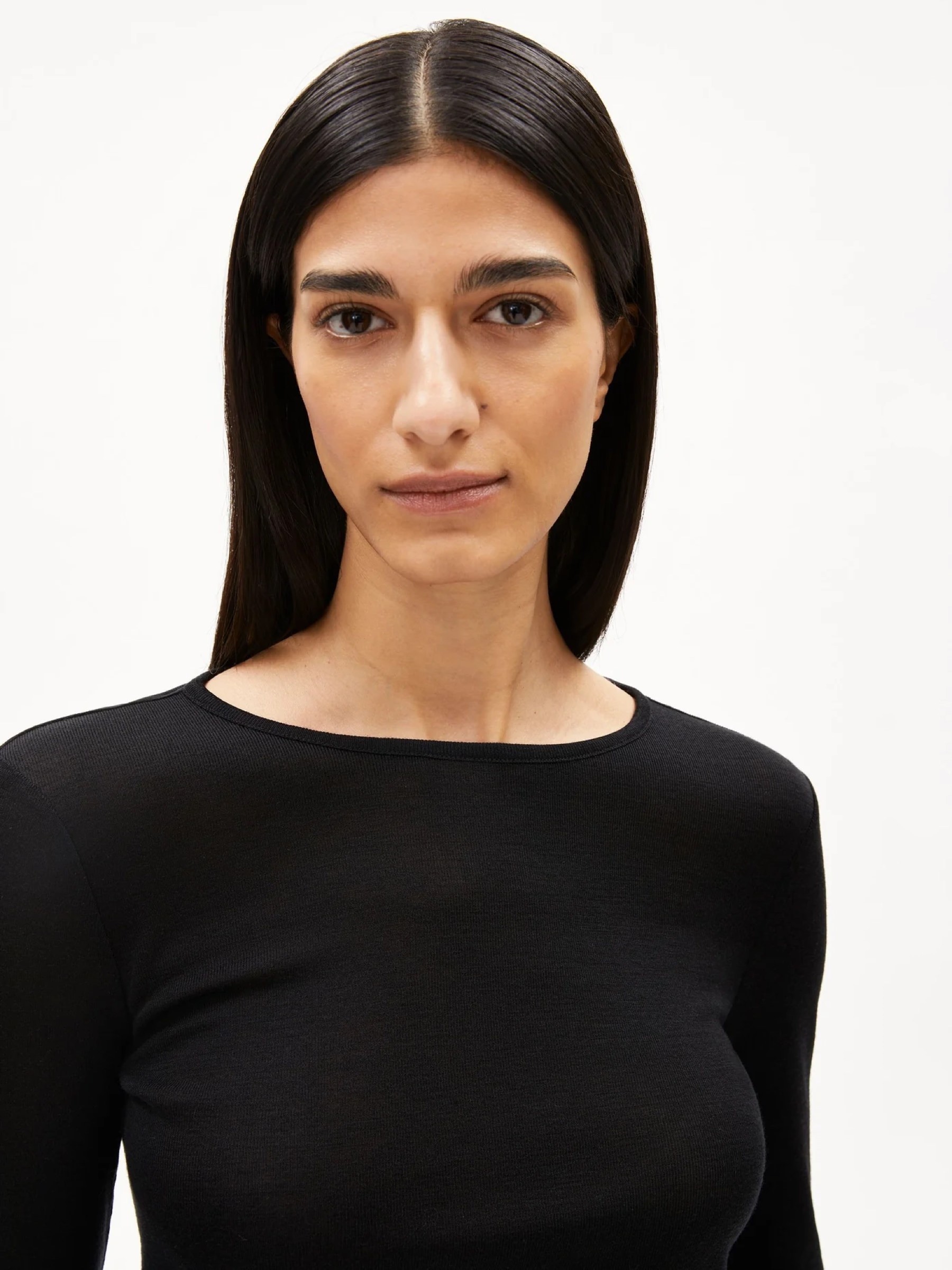 Longsleeve Maiaa Wool Blend black Armedangels