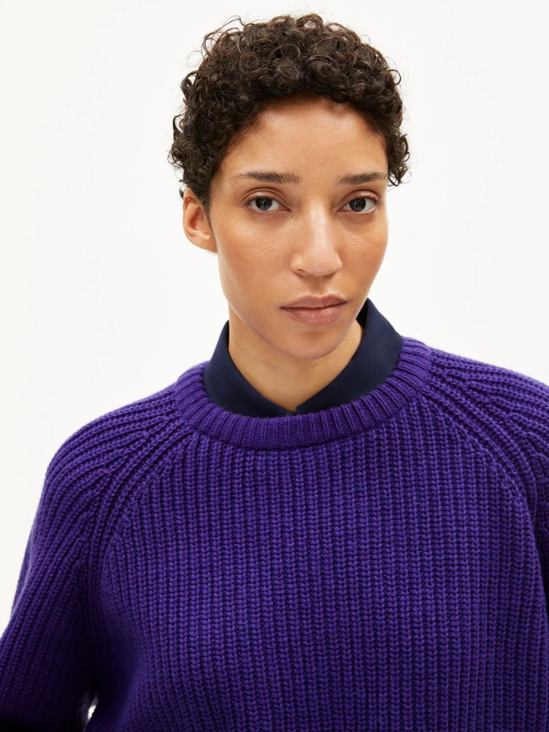 Pullover Kaagi indigo lilac Armedangels