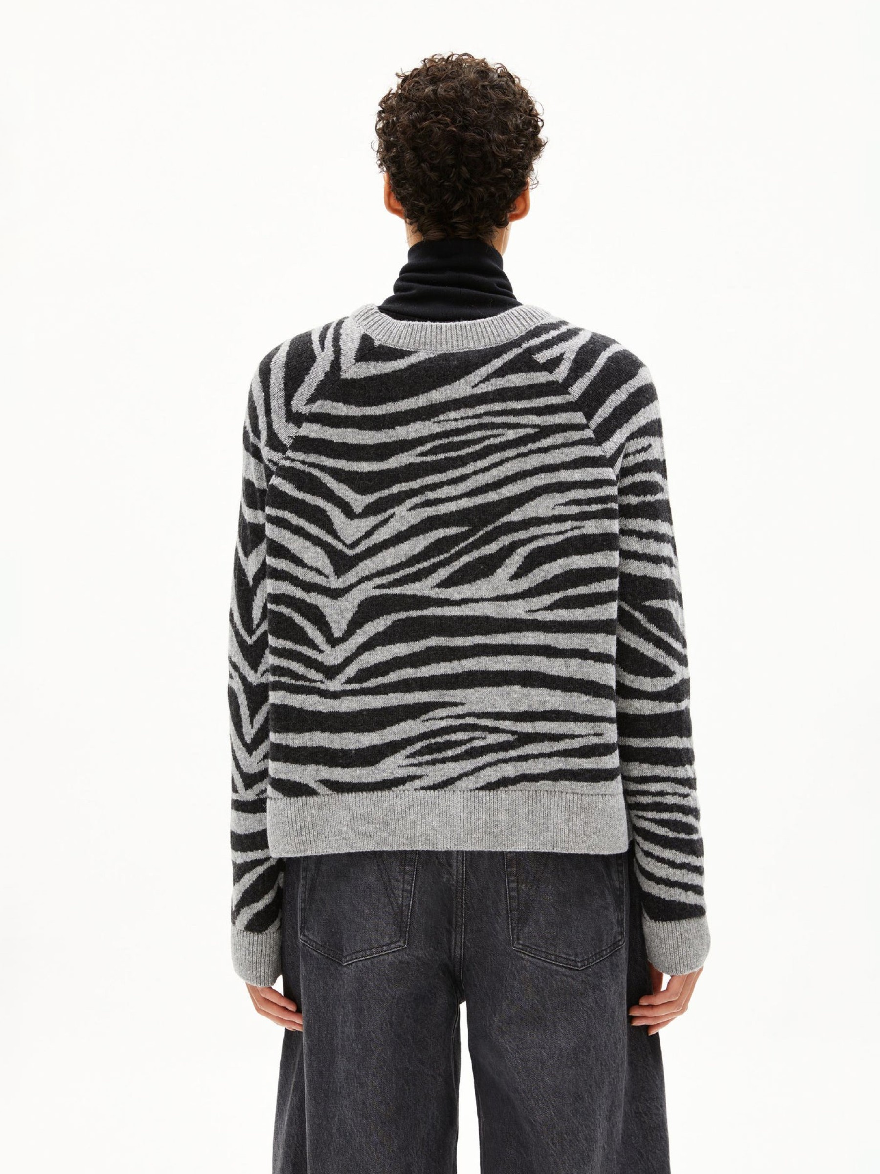 Pullover Liliriaa Zebraraa silver melange-steel melange Armedangels