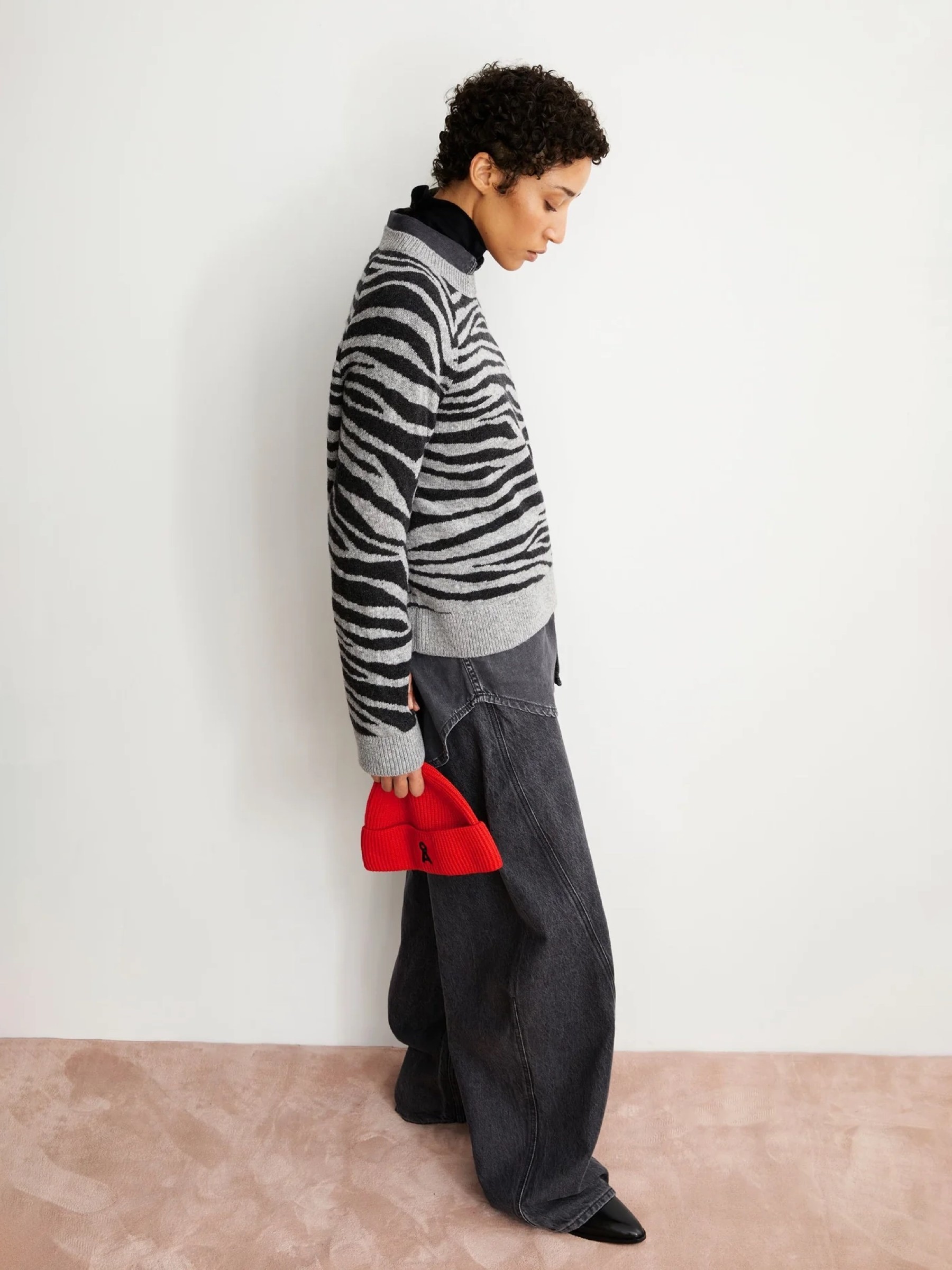 Pullover Liliriaa Zebraraa silver melange-steel melange Armedangels