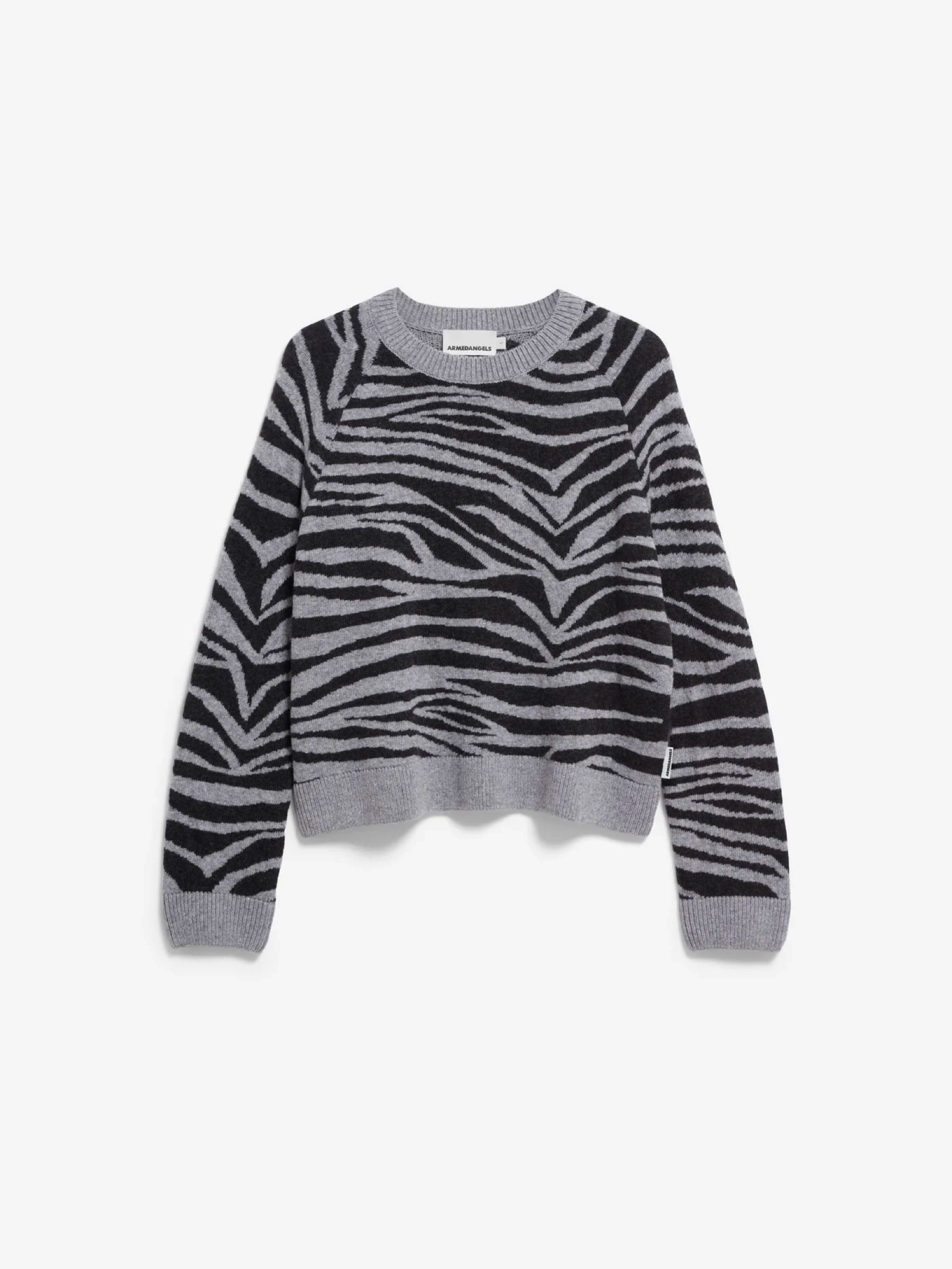 Pullover Liliriaa Zebraraa silver melange-steel melange Armedangels