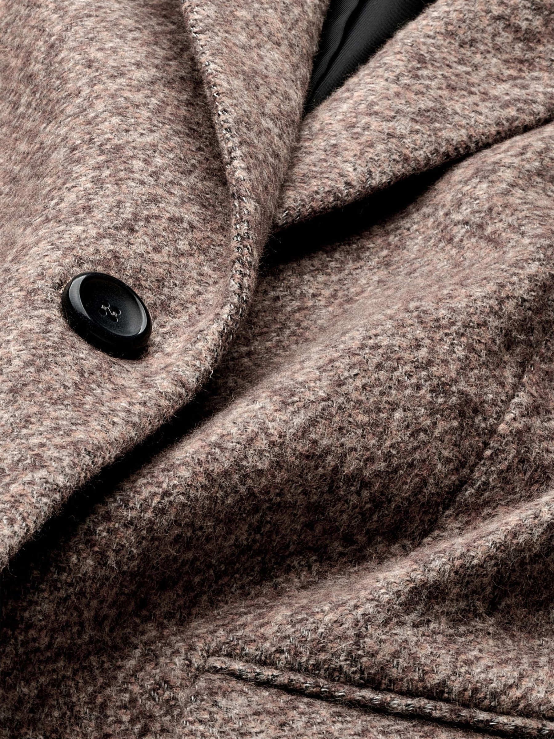 Blazer Mikulaa Tweed pure-walnut cream Armedangels