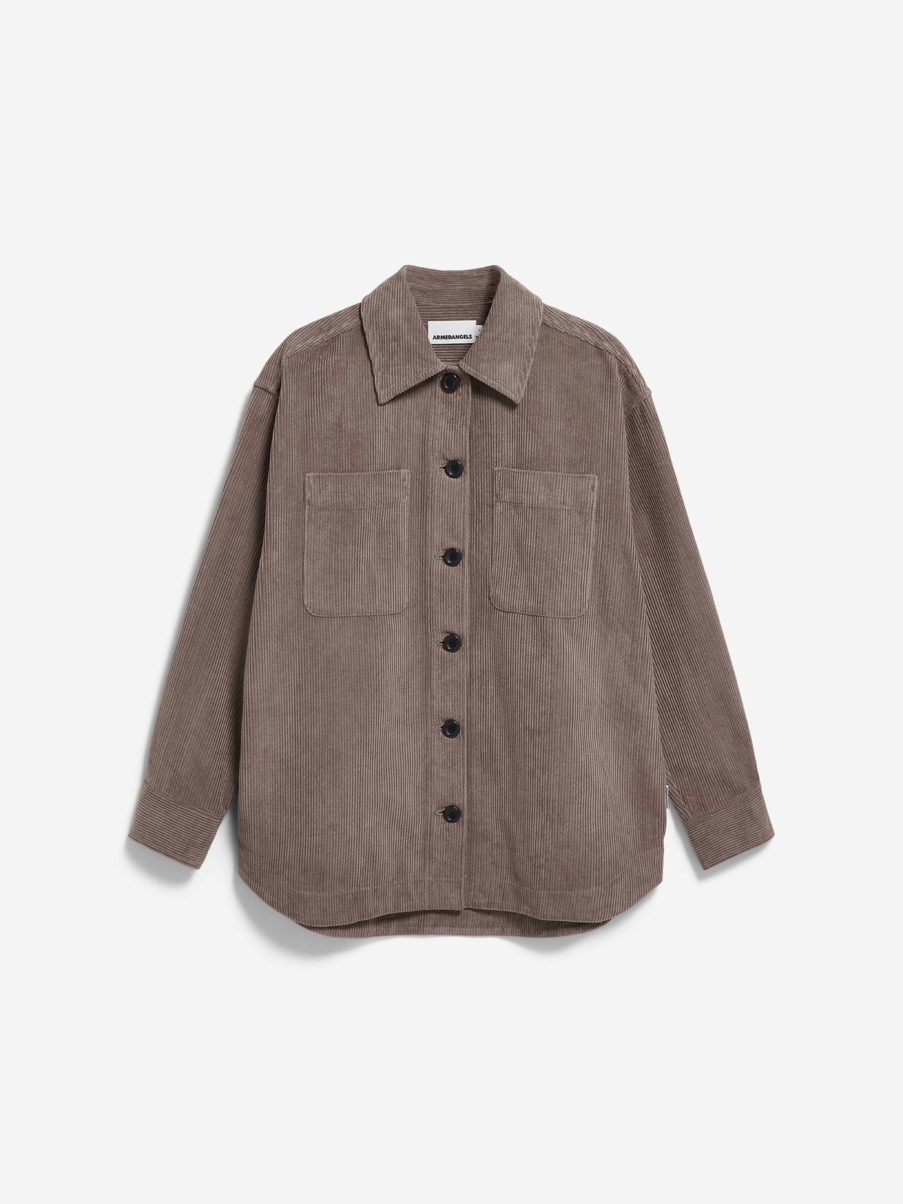 Overshirt Almaraali Corduroy walnut cream Armedangels
