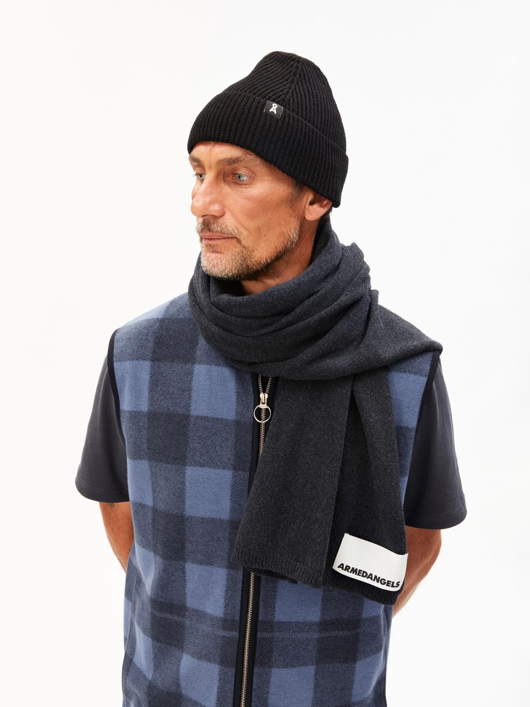 Schal Katarinaa steel melange Armedangels