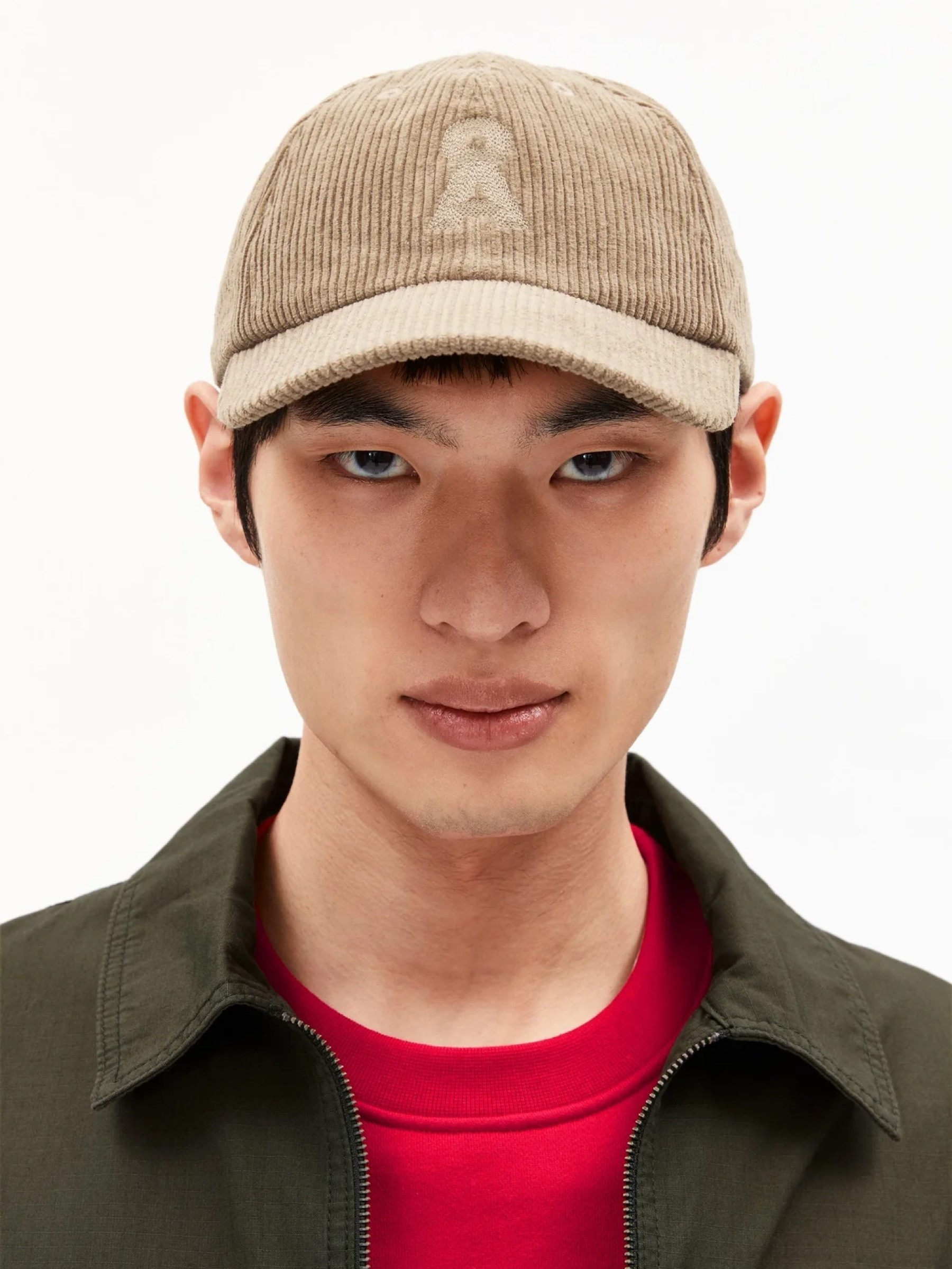Mütze Yenaas Corduroy light oak Armedangels