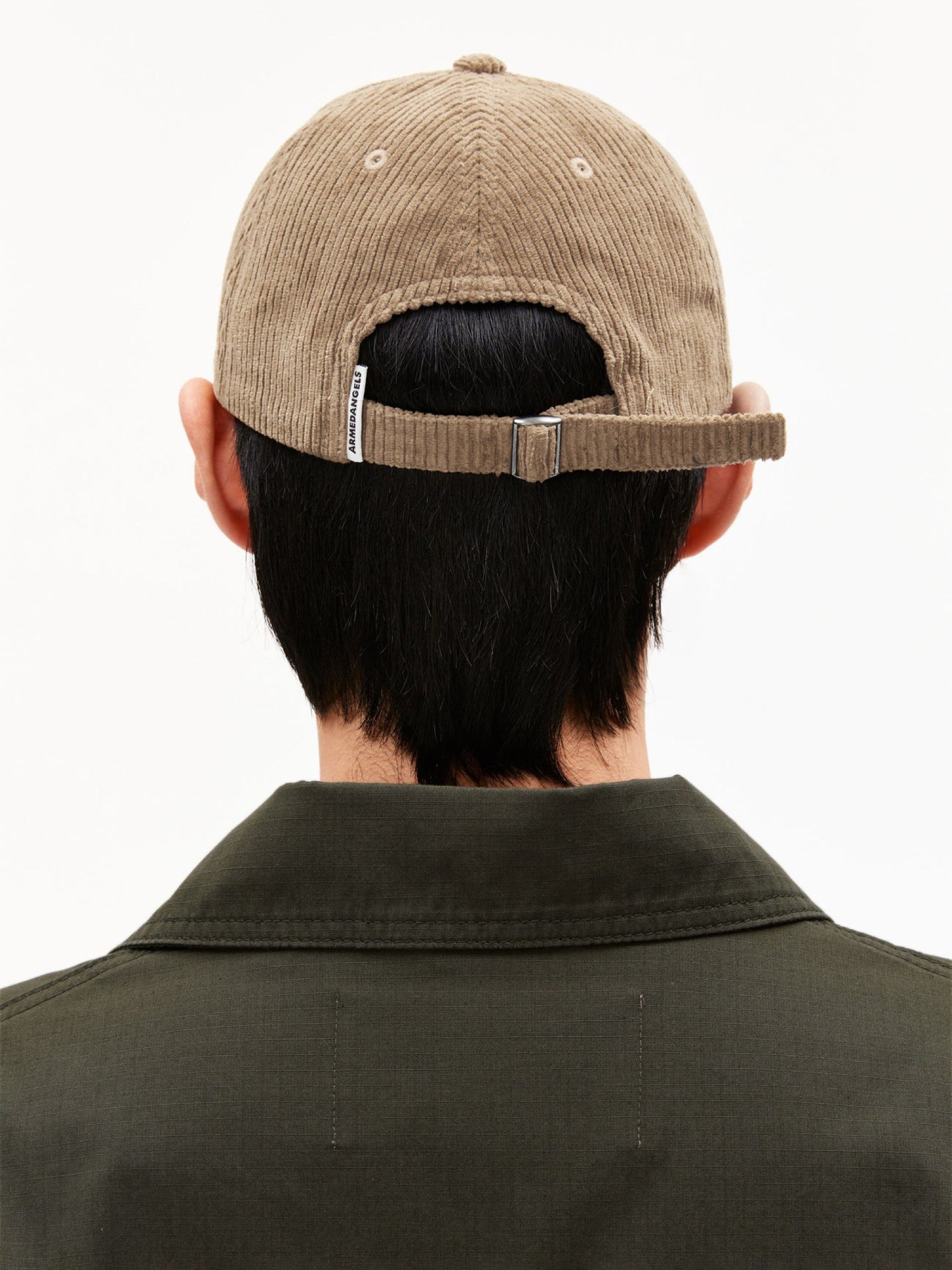 Mütze Yenaas Corduroy light oak Armedangels