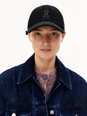 Mütze Yenaas Corduroy black Armedangels
