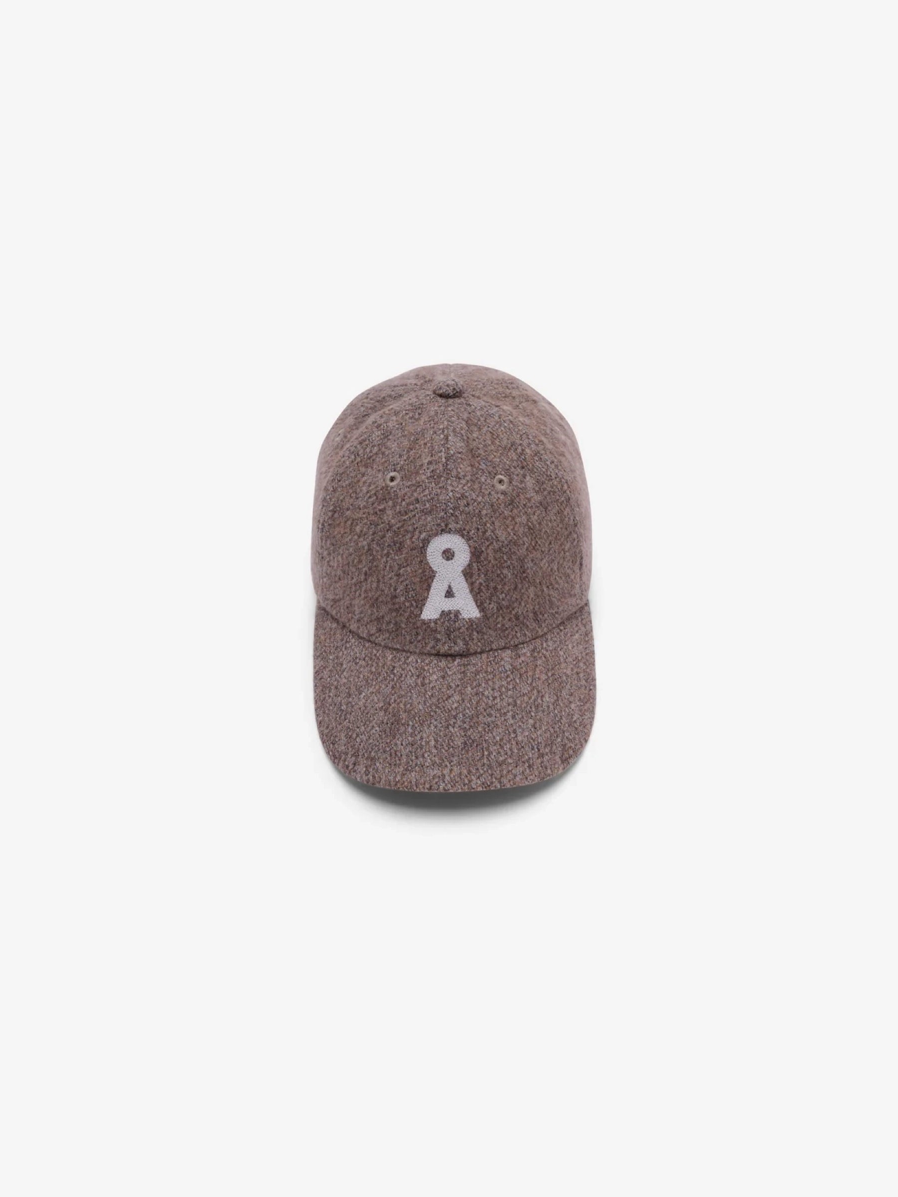 Mütze Yenaas Tweed pure-walnut cream Armedangels