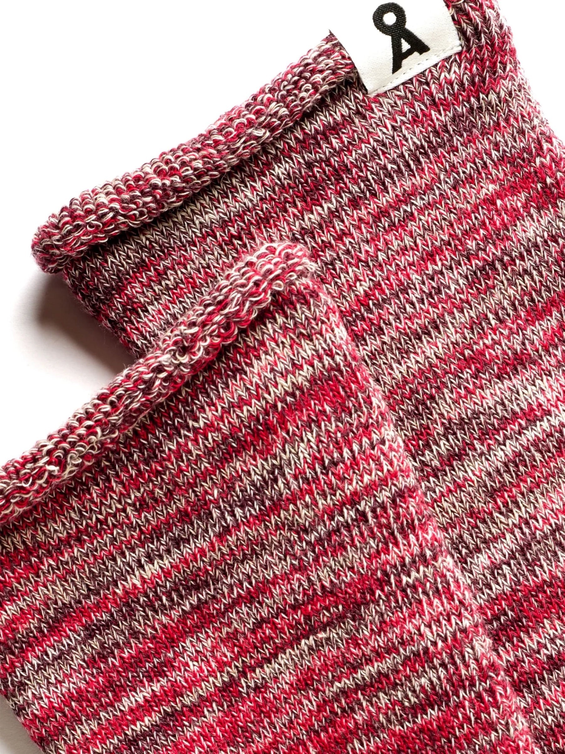 Socken Kaaino Terry dark cranberry-scarlet red Armedangels