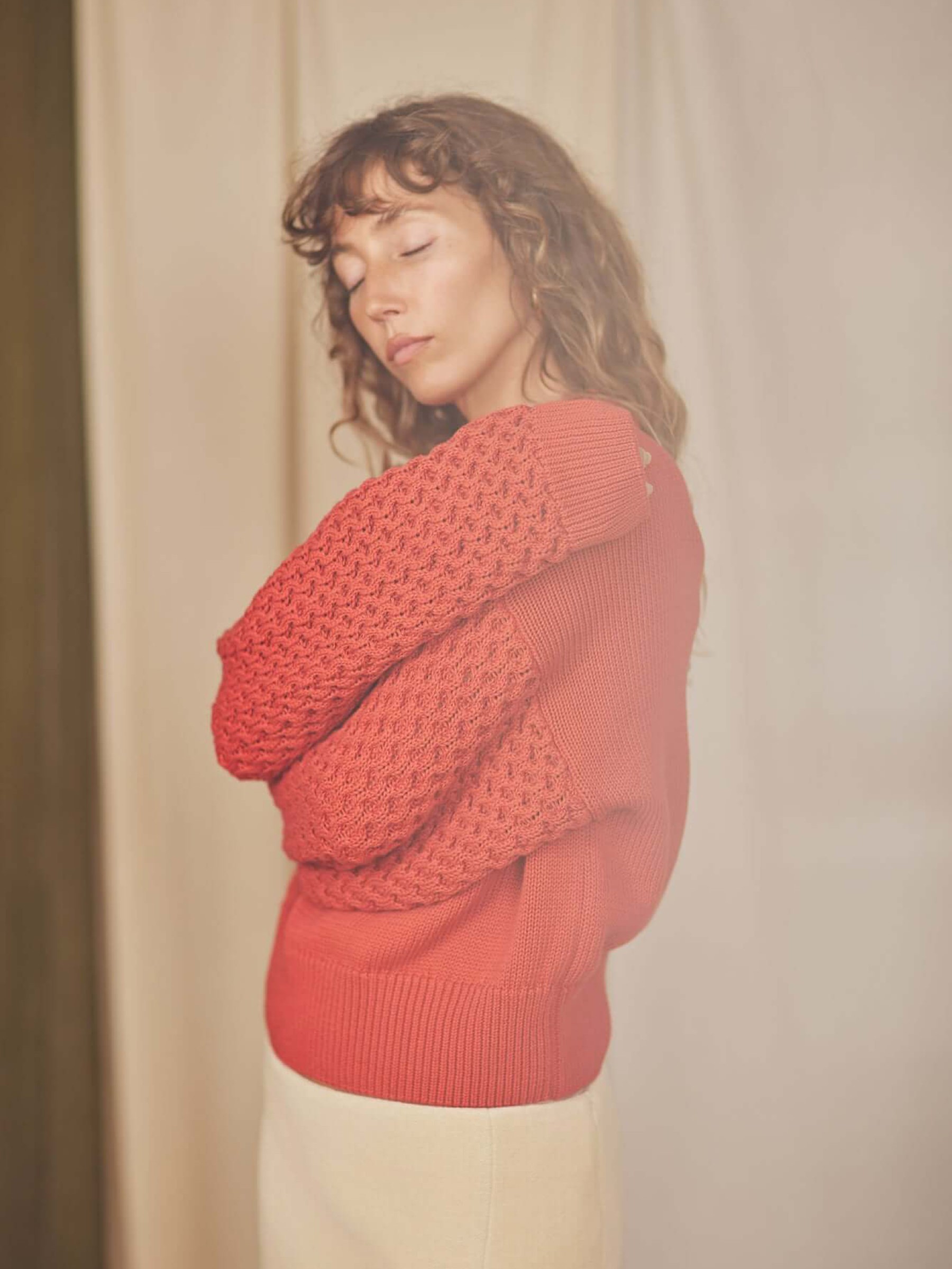 Pullover Vegan Sweater rust Cossac