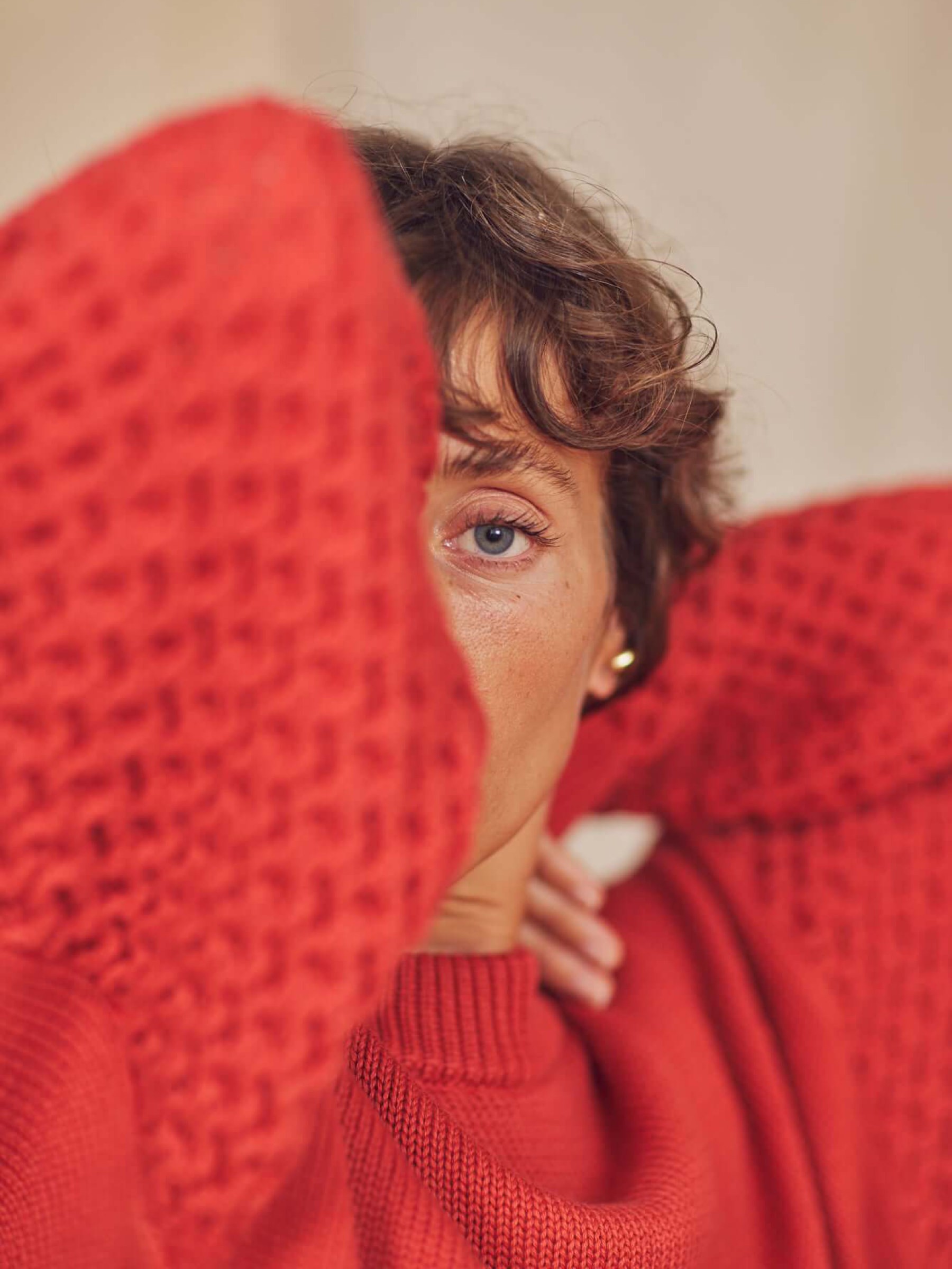 Pullover Vegan Sweater rust Cossac