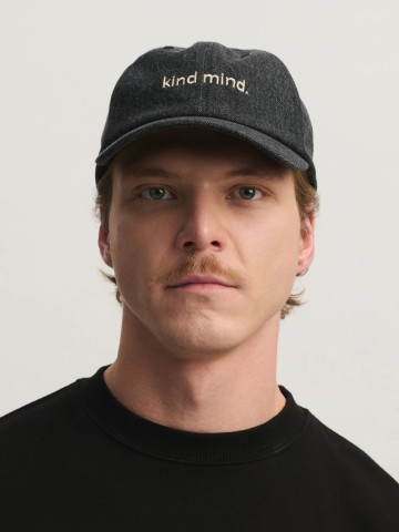 Mütze Cap Kind Mind dark grey Dawn Denim