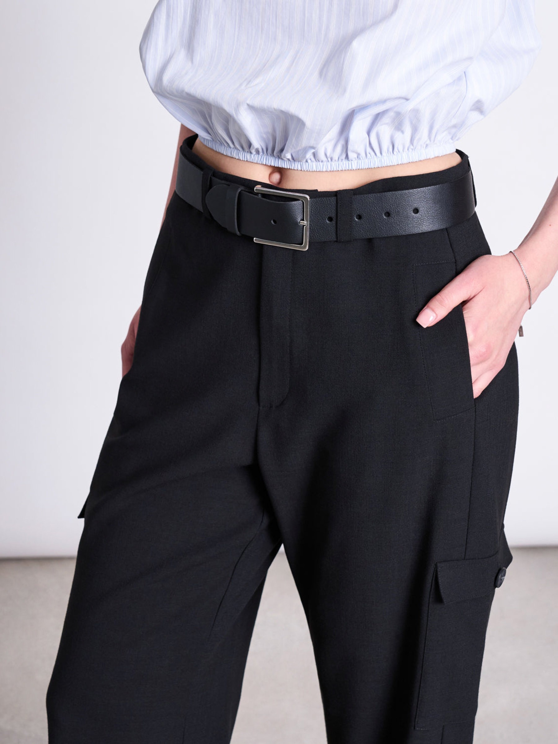 Gürtel Belt Filso black silver Jan 'n June