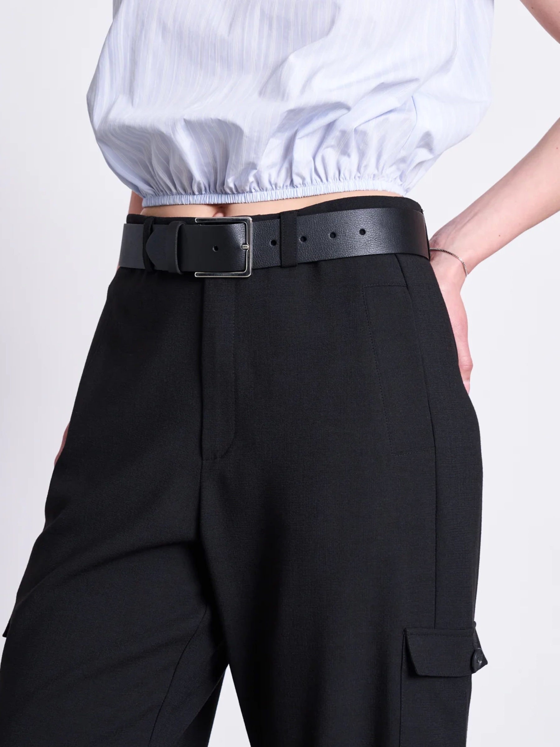 Gürtel Belt Filso black silver Jan 'n June