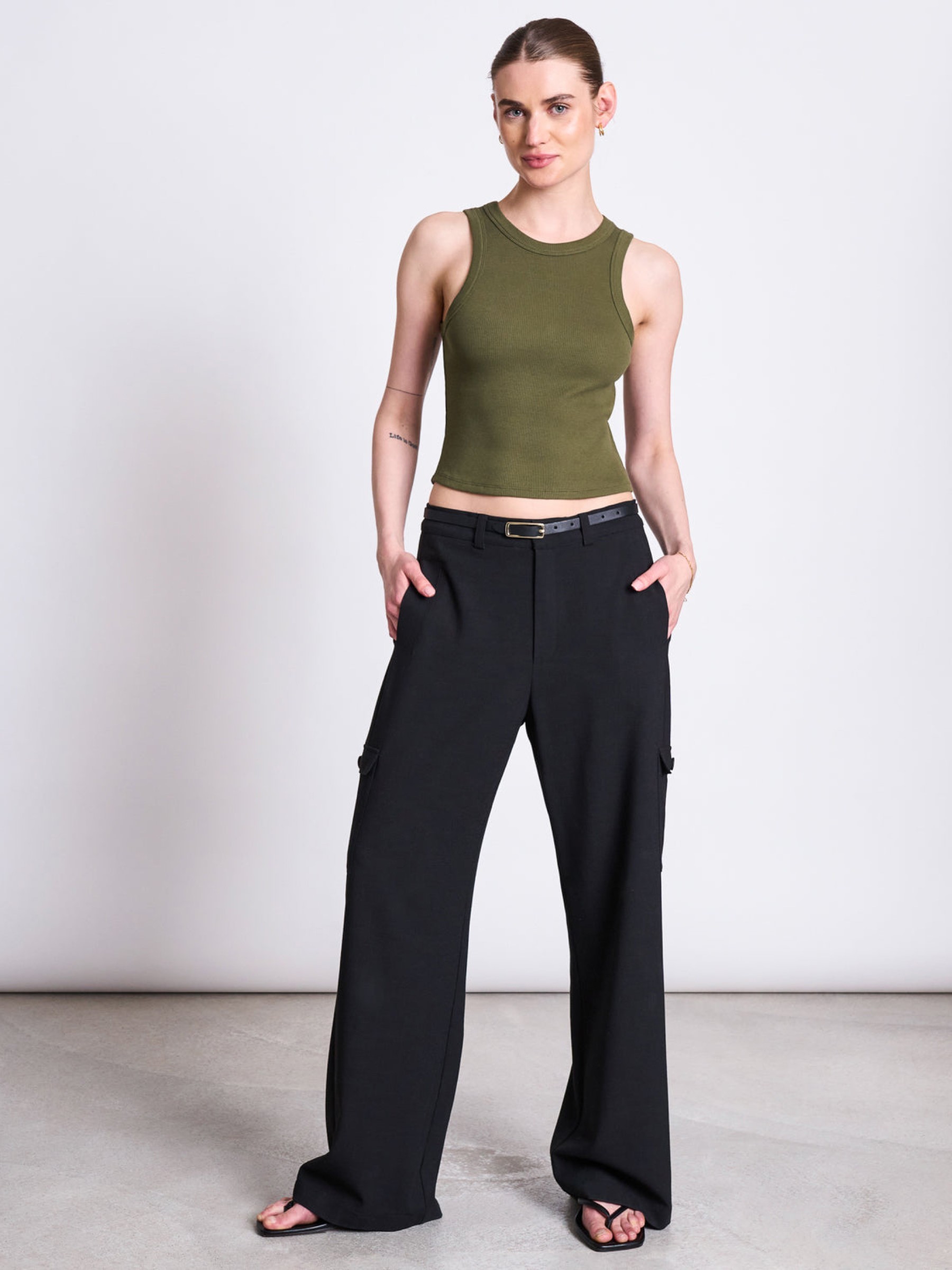 Gürtel Thin Belt Nyby black gold Jan 'n June