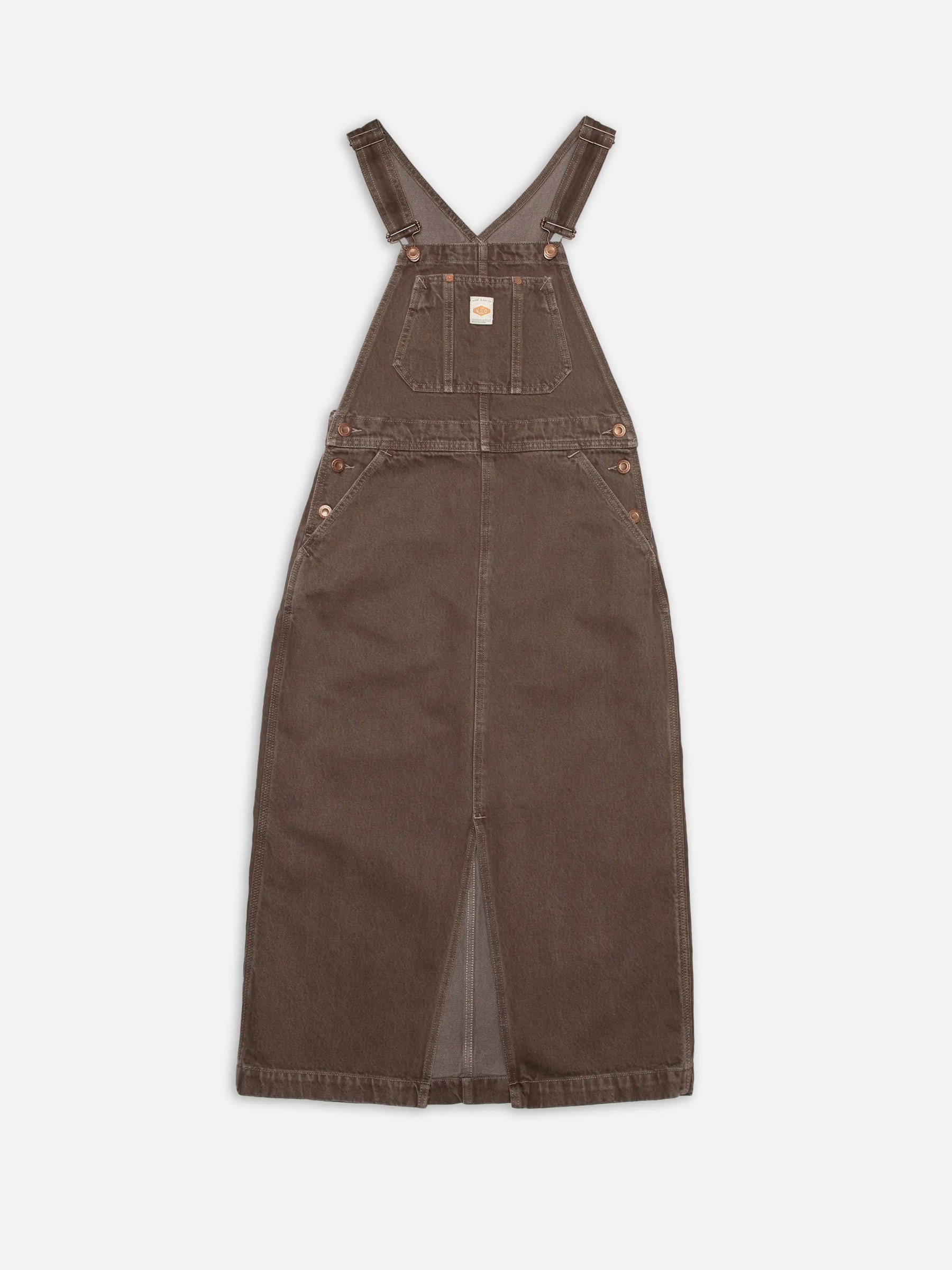 Kleid Inger Dungarees Dress espresso brown Nudie Jeans