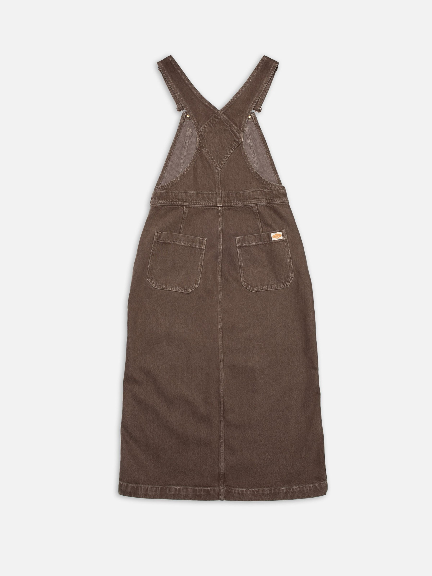 Kleid Inger Dungarees Dress espresso brown Nudie Jeans