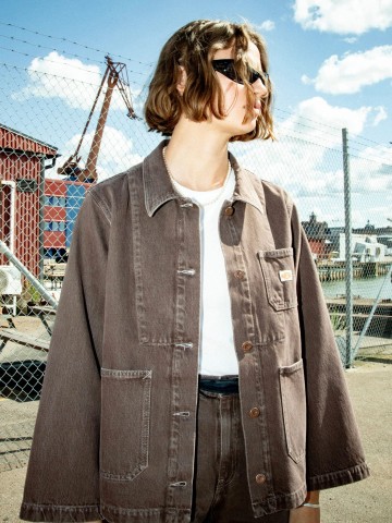 Jacke Ada Workwear Jacket espresso brown Nudie Jeans