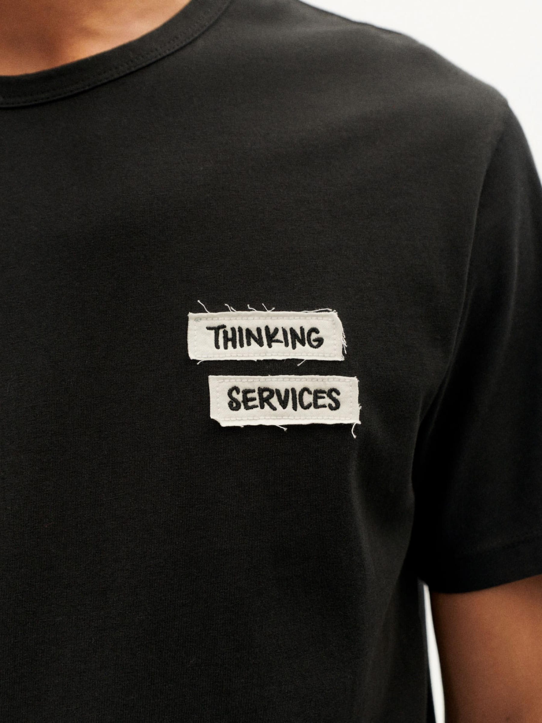 Services T-Shirt black Thinking Mu