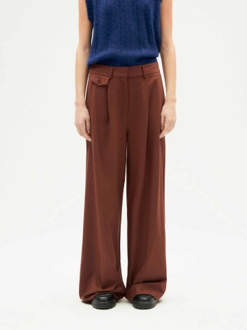 Hose Pat Pants coffee Thinking Mu