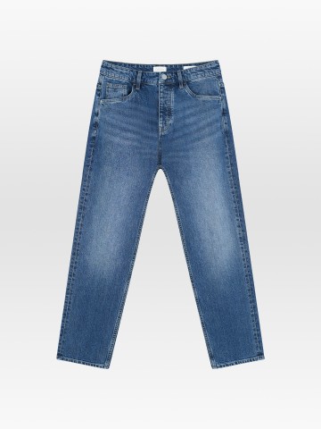 Jeans Hose Rise Relaxed Tapered medium blue Dawn Denim