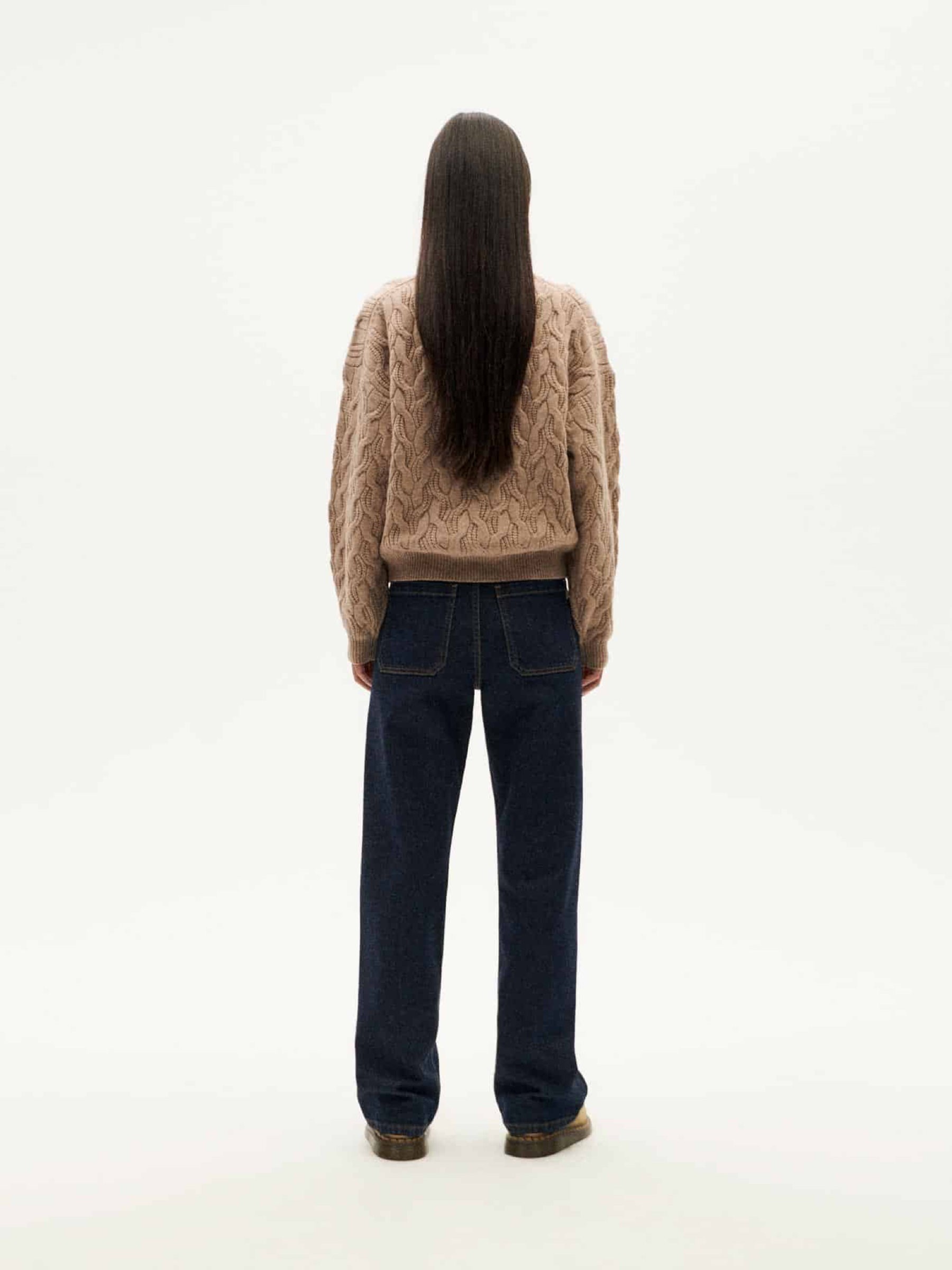 Pullover Carmen Knitted Sweater beige Thinking Mu