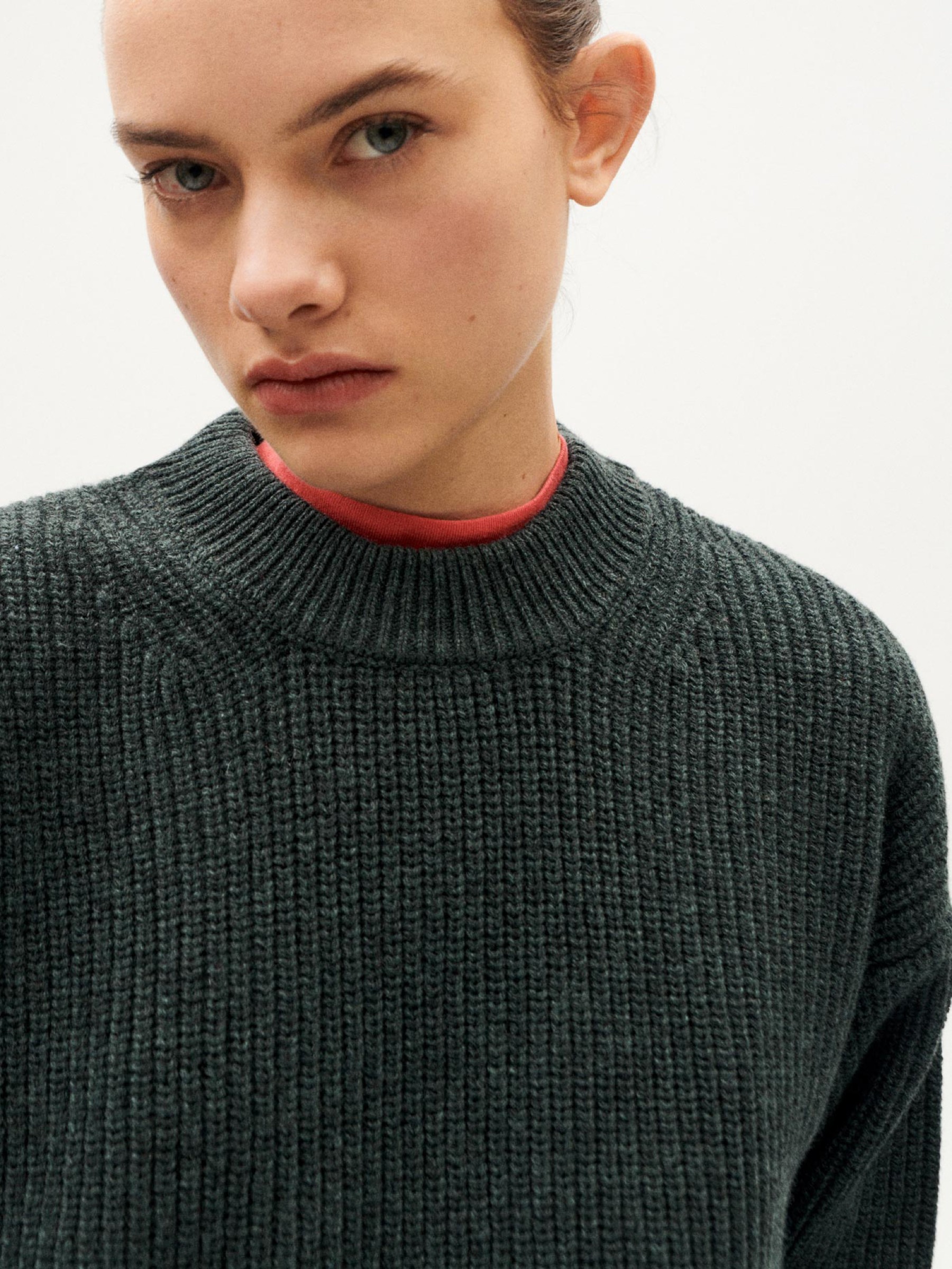 Pullover Carmen Knitted Sweater grafito Thinking Mu