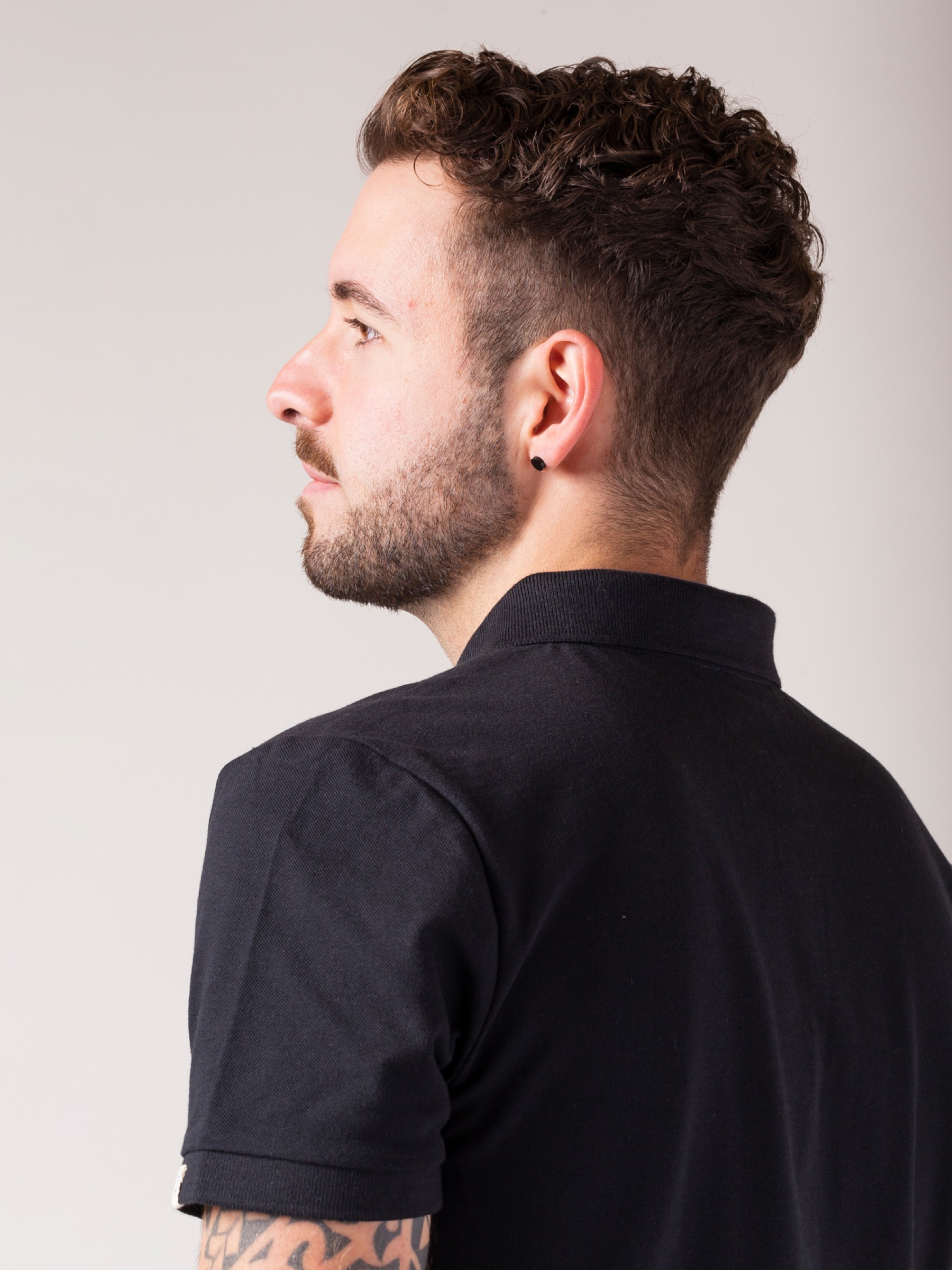 T-Shirt Basic Polo black ZRCL