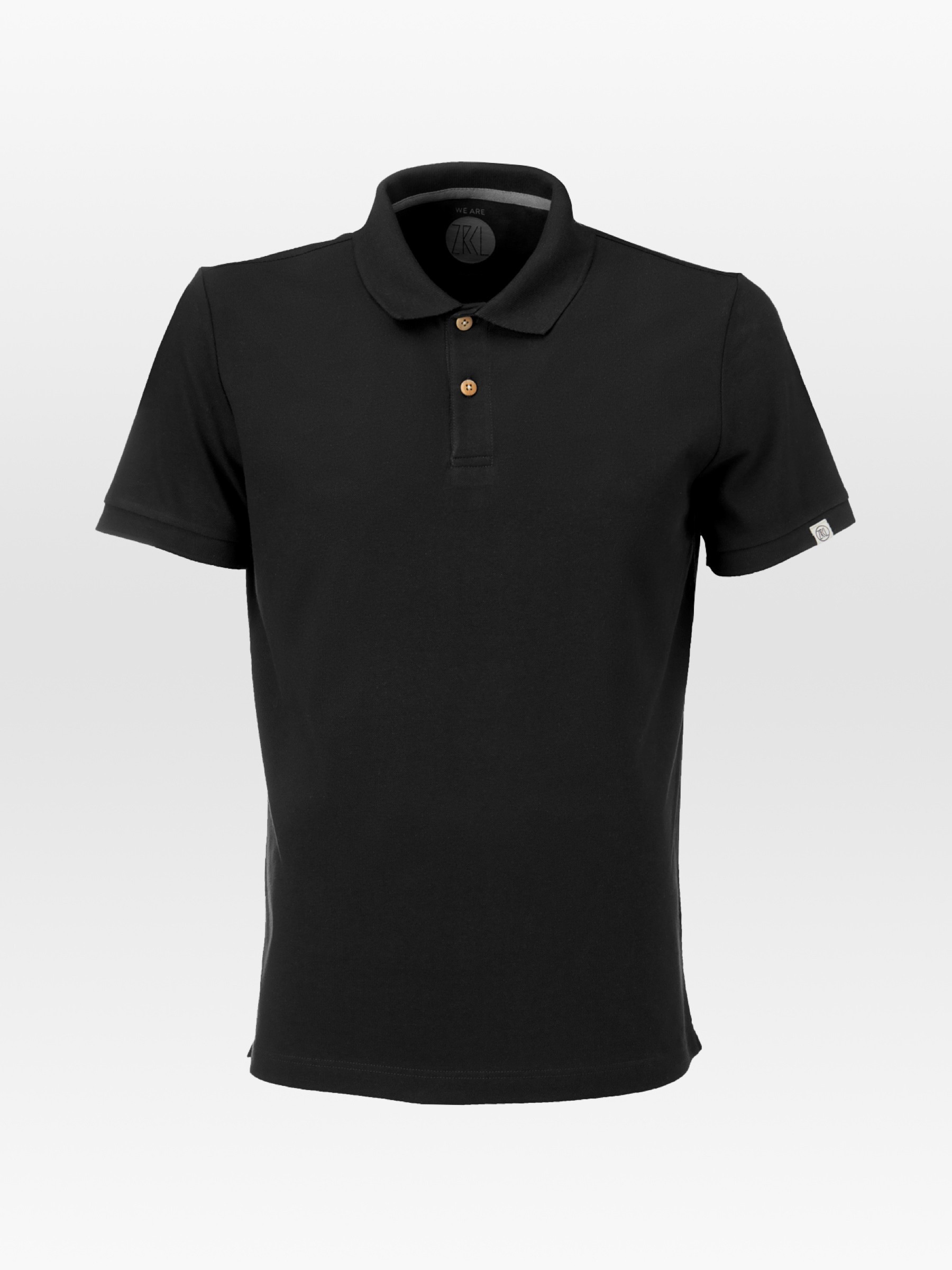 T-Shirt Basic Polo black ZRCL