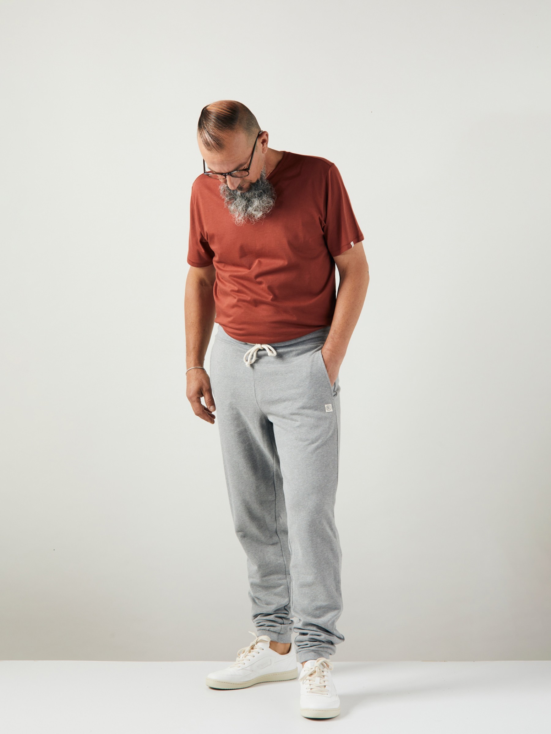 Trainerhose stone grey ZRCL