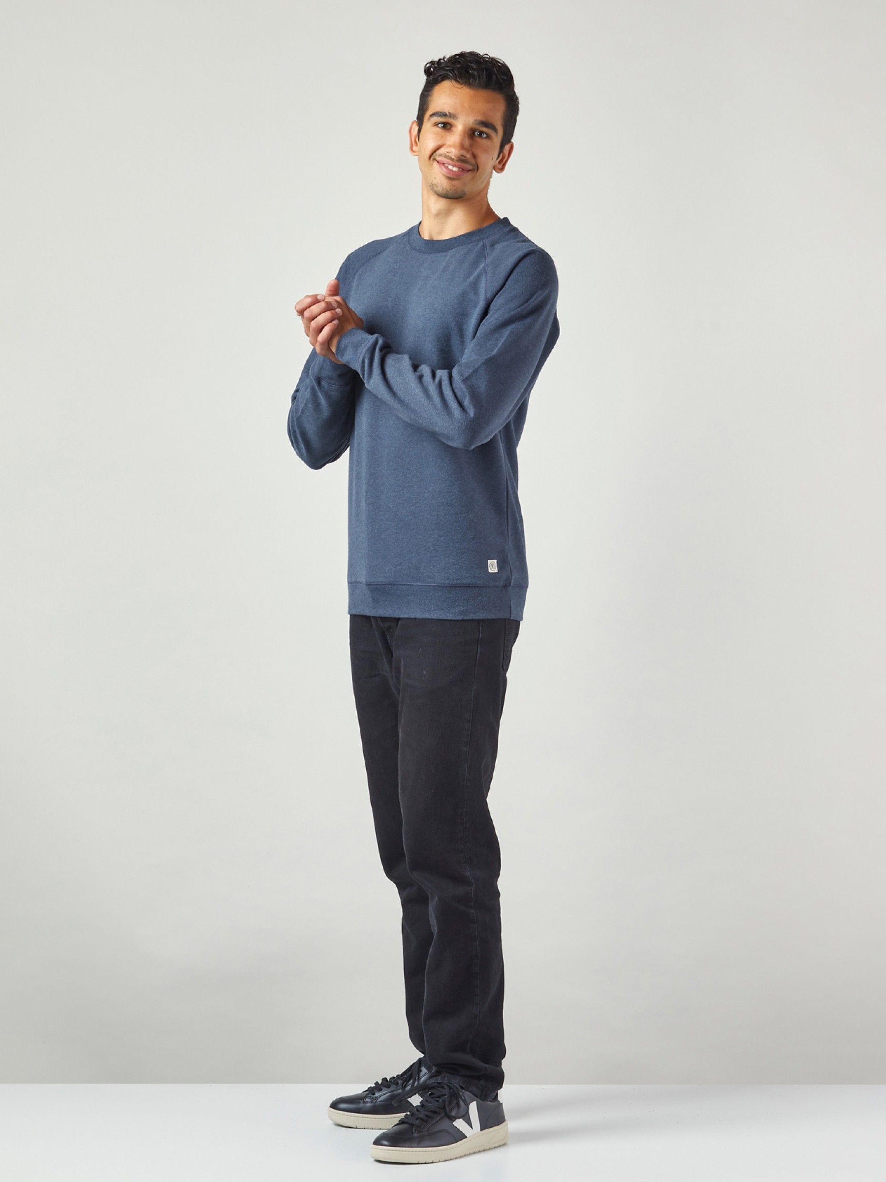 Pullover Sweater Basic blue stone ZRCL