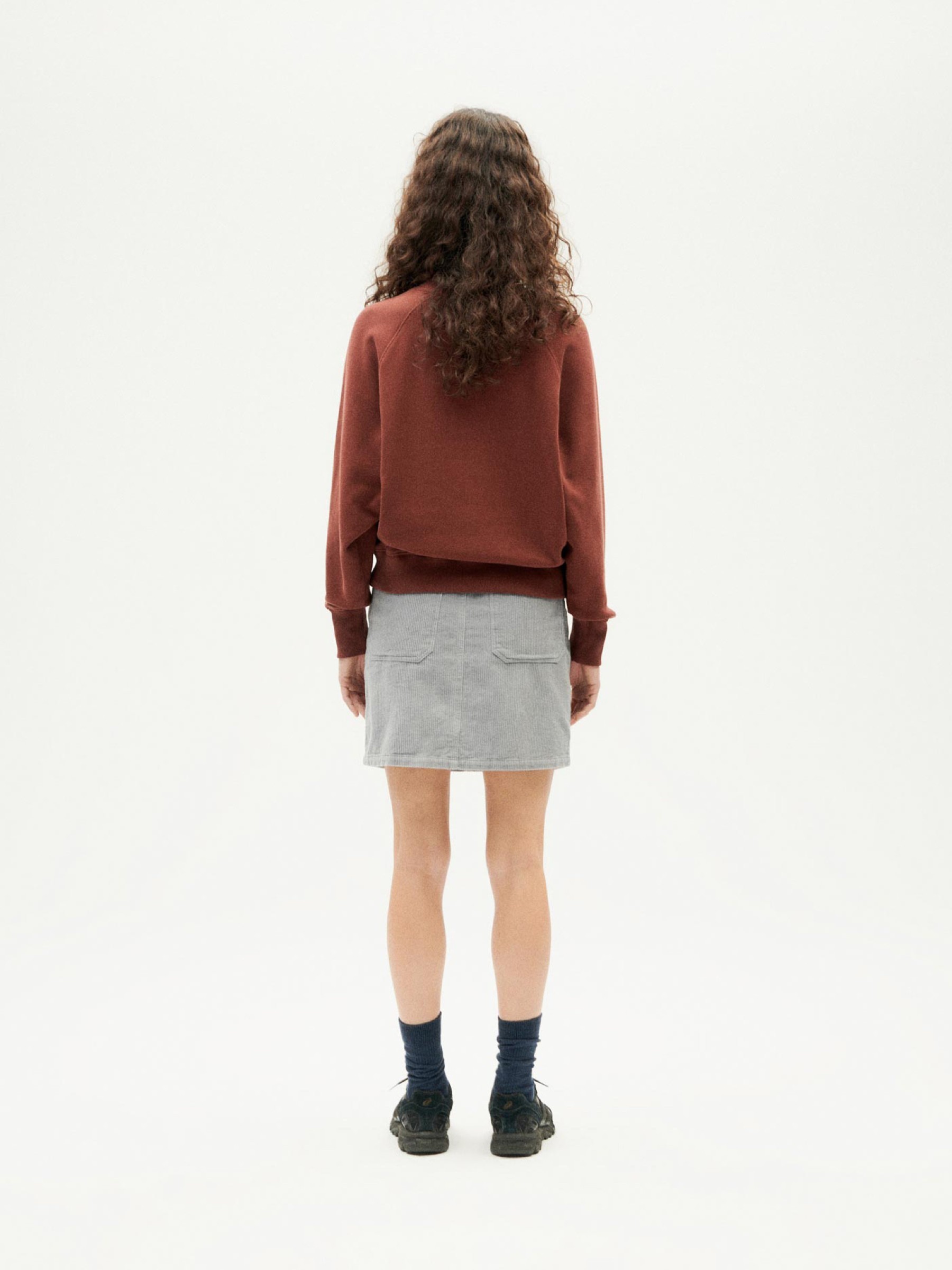 Pullover Bonnie Sweatshirt coffee flower Thinking Mu