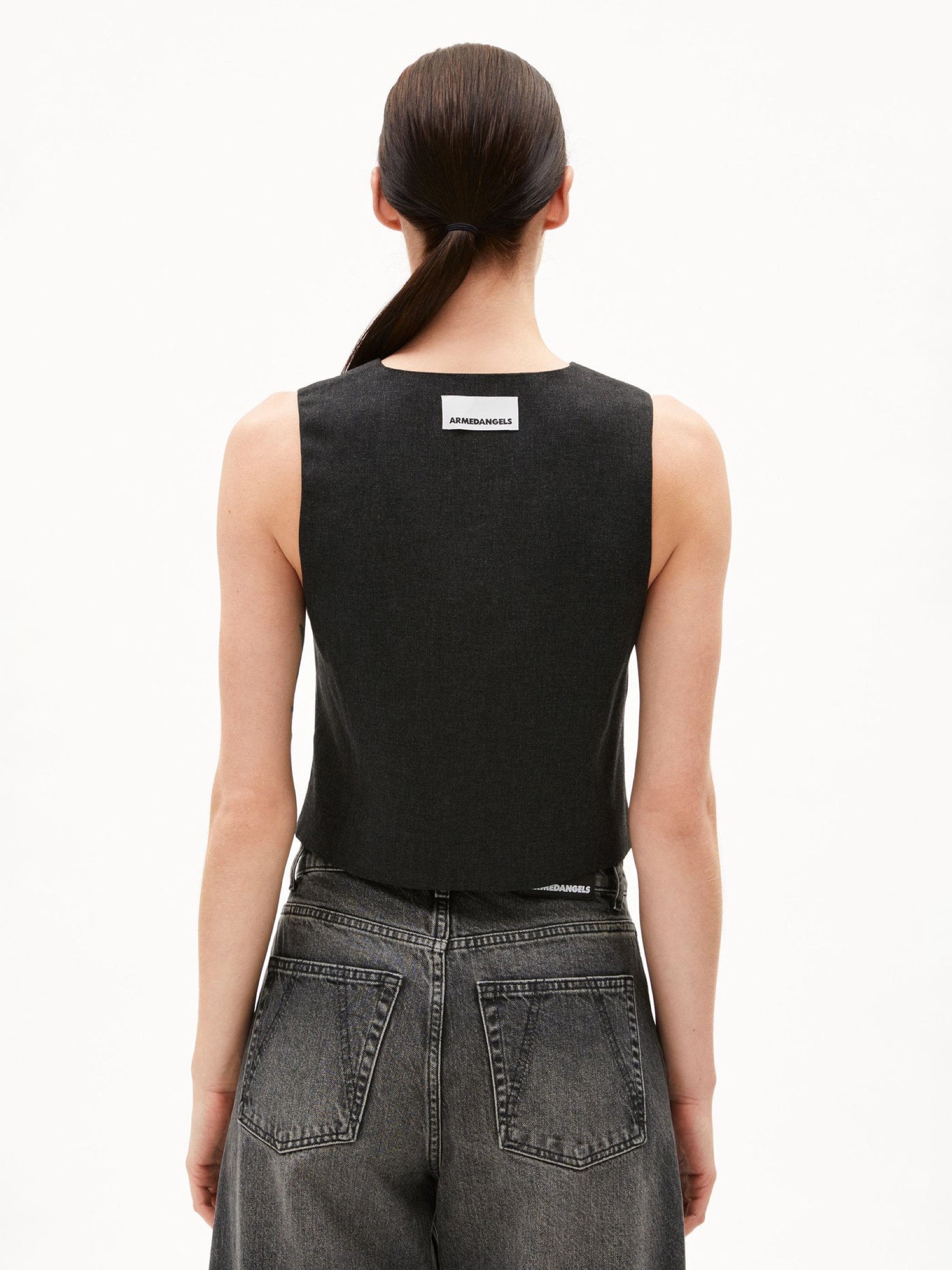 Weste Sineriaa steel melange Armedangels