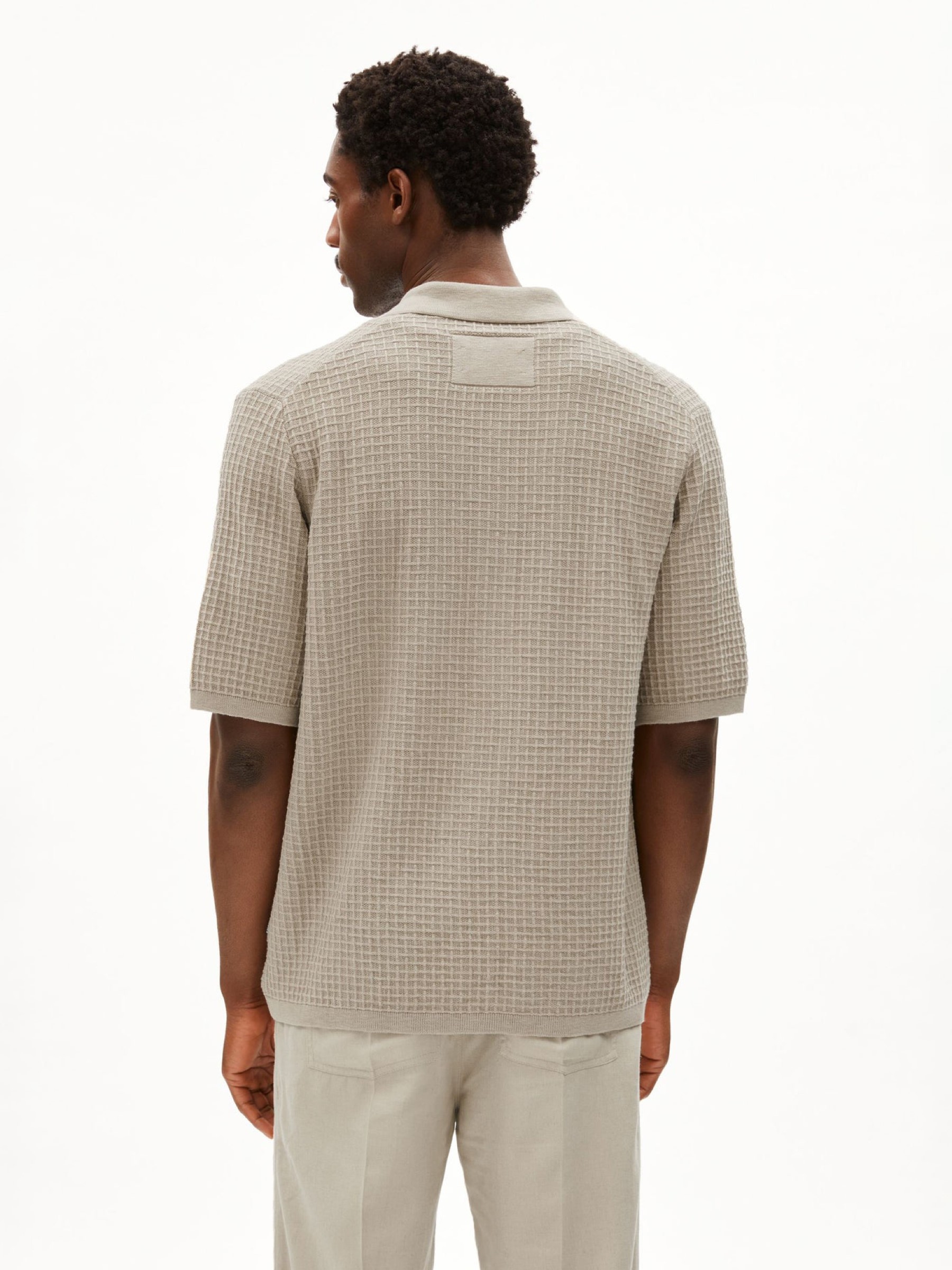 Hemd Eduaardo sand stone Armedangels