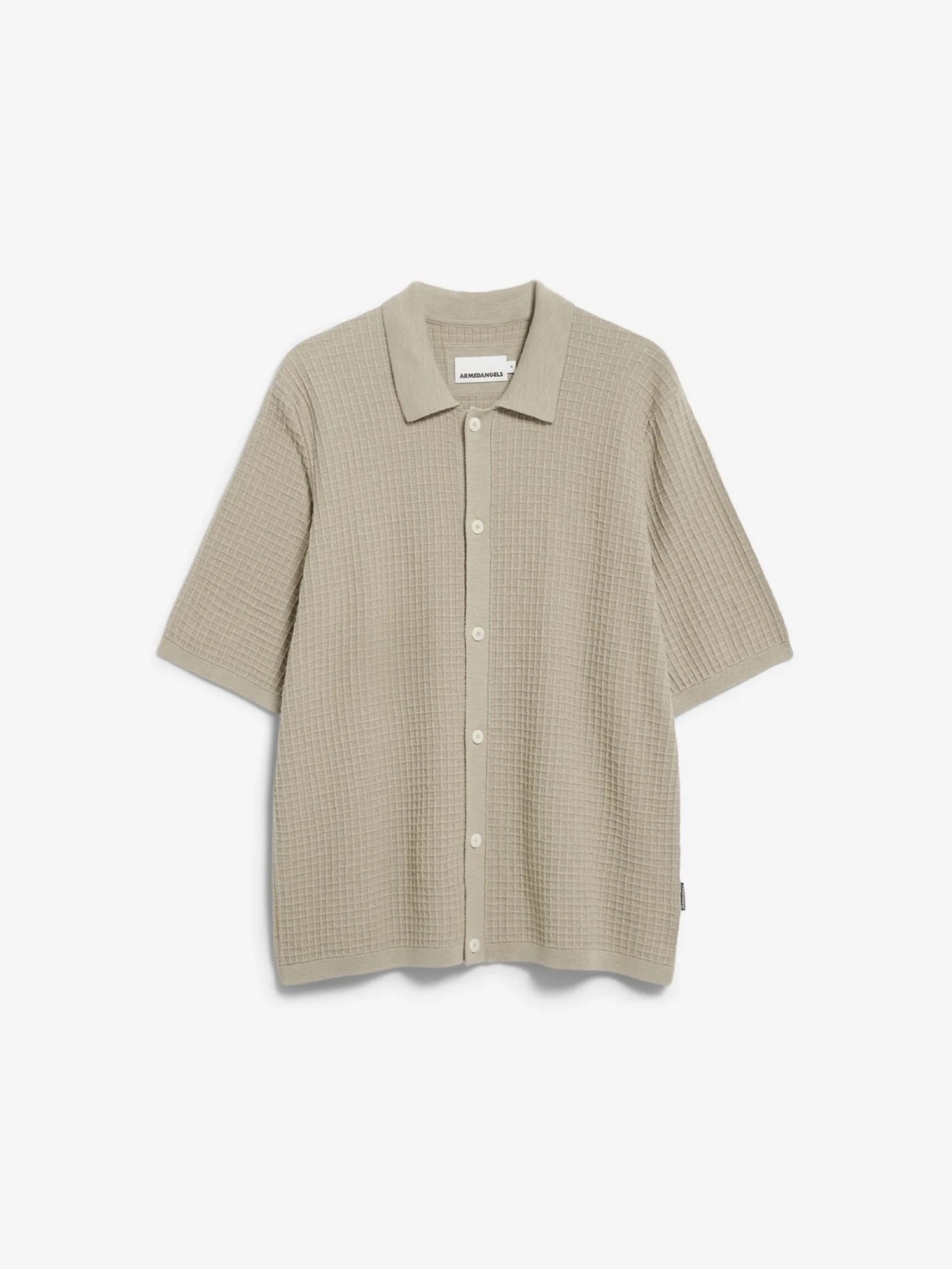 Hemd Eduaardo sand stone Armedangels